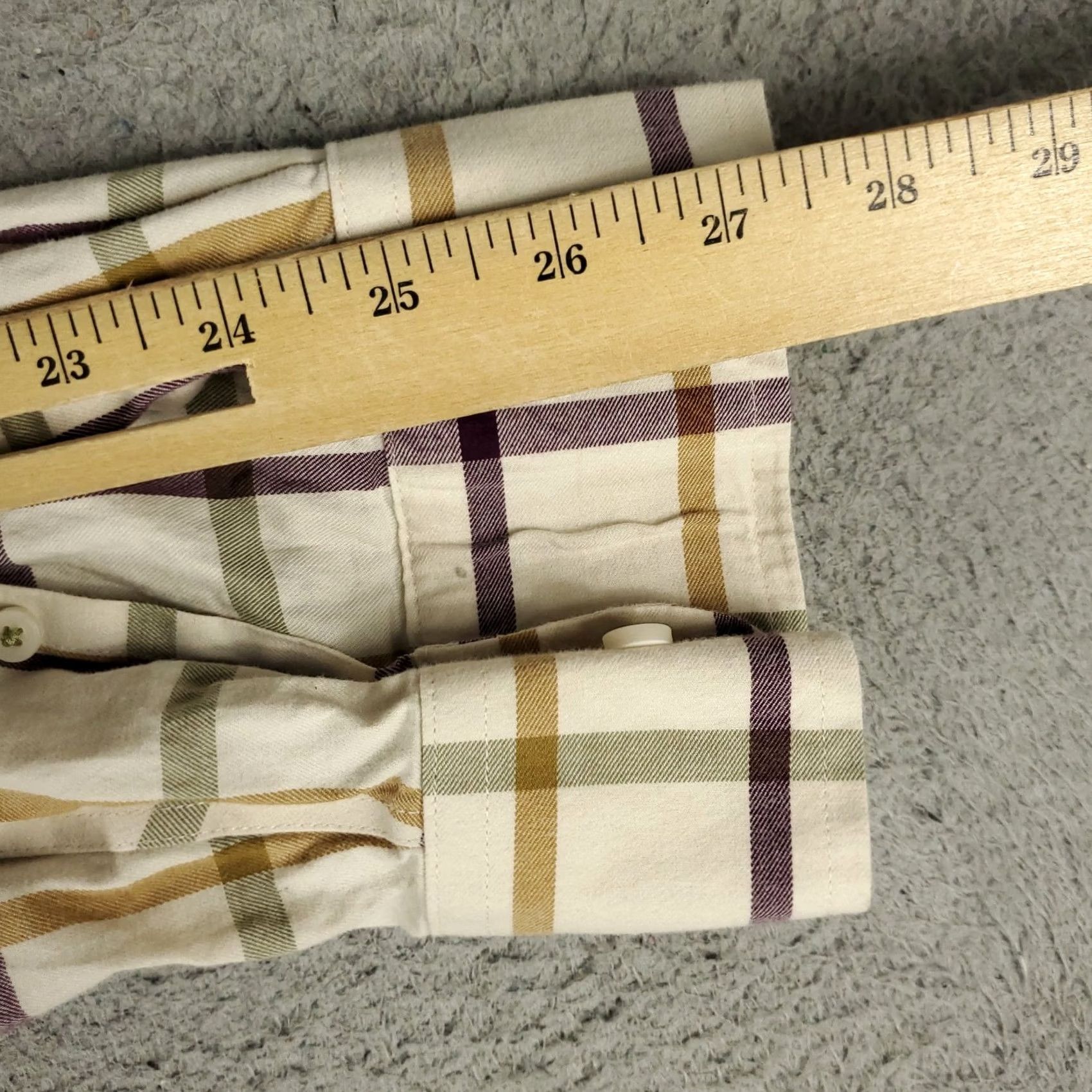 UNTUCKit UNTUCKit Shirt Mens 3XL Beige Size 3XLT Check Casual Button Long Sleeve Size US XXL / EU 58 / 5 - 6 Thumbnail