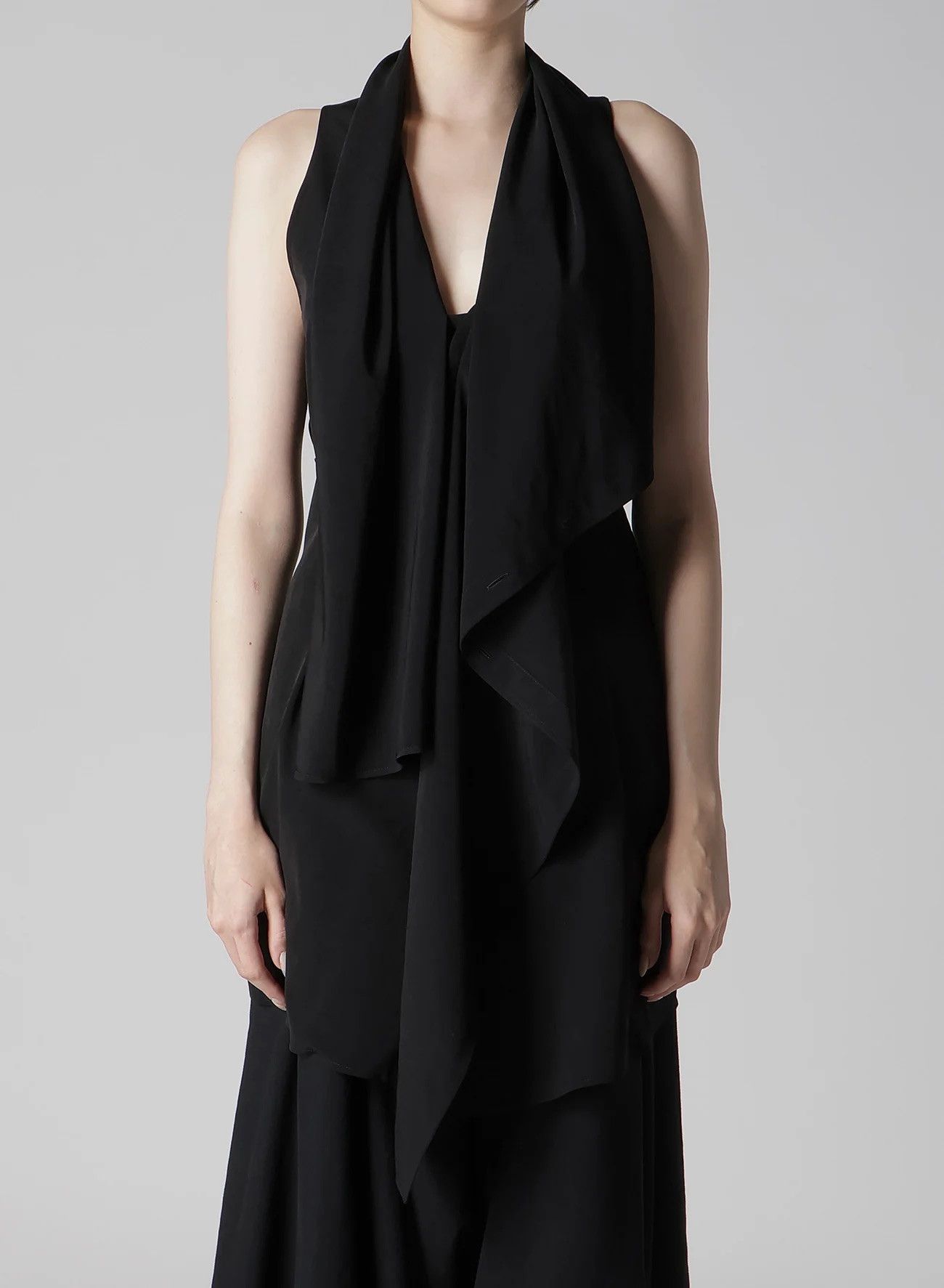 Yohji Yamamoto Yohji Yamamoto Femme - Sleeveless Long Jacket Vest Blouse Size S / US 4 / IT 40 - 2 Thumbnail