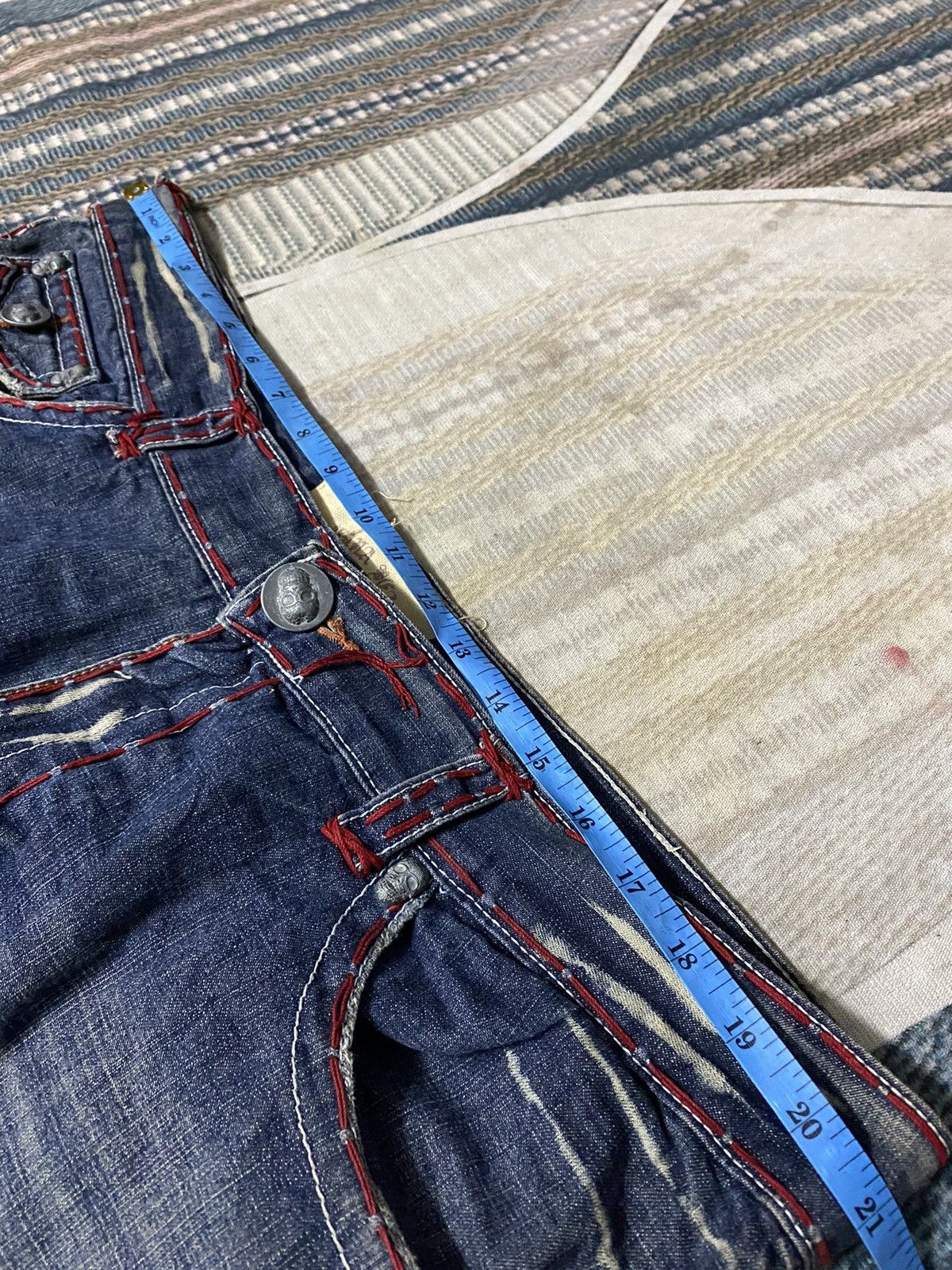 Jean × Vintage Vintage Laguna Beach Jeans Distressed Jean Boot Cut Made Usa Size US 42 / EU 58 - 17 Thumbnail