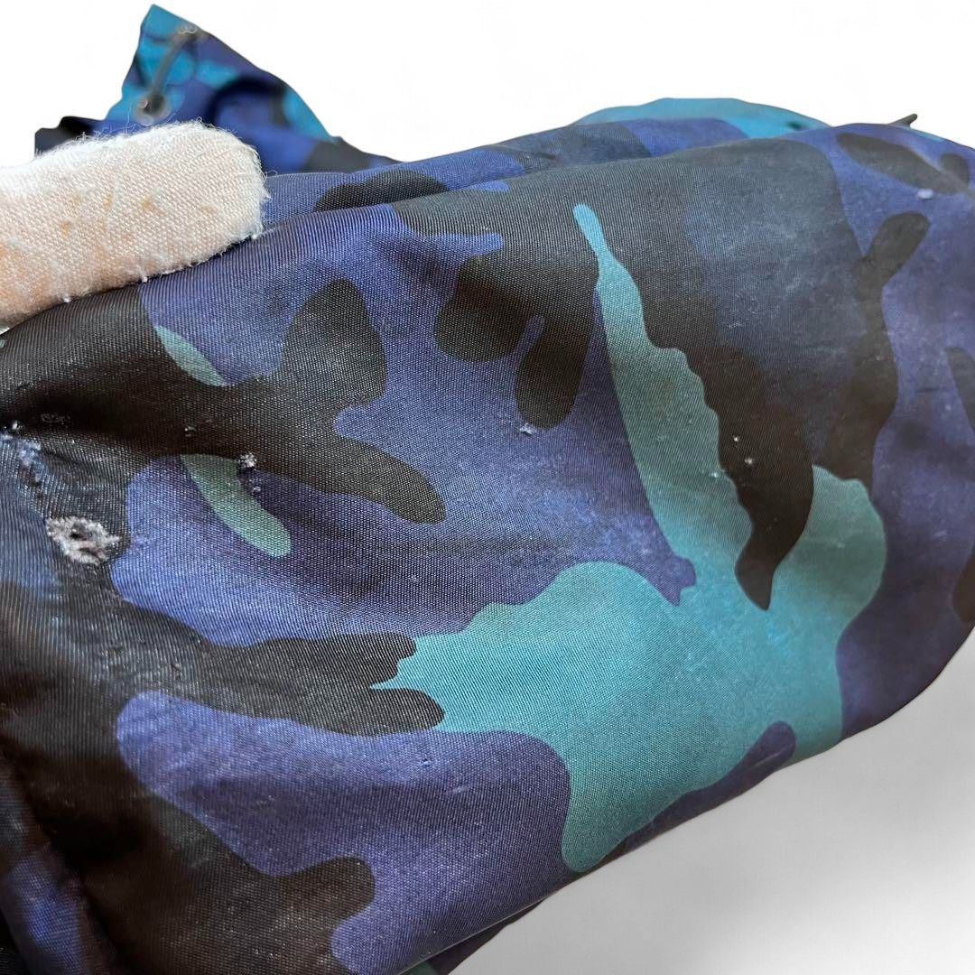Prada Prada - Camo Backpack Rucksack Blue Navy Nylon Triangle Logo Size ONE SIZE - 11 Thumbnail