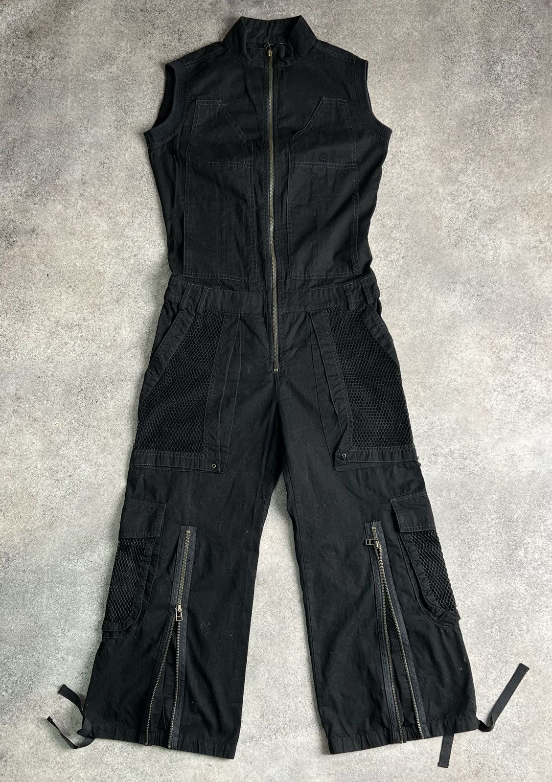 image of 20471120 x Avant Garde Vintage Japanese Cargo Overall in Black, Women's (Size 26)