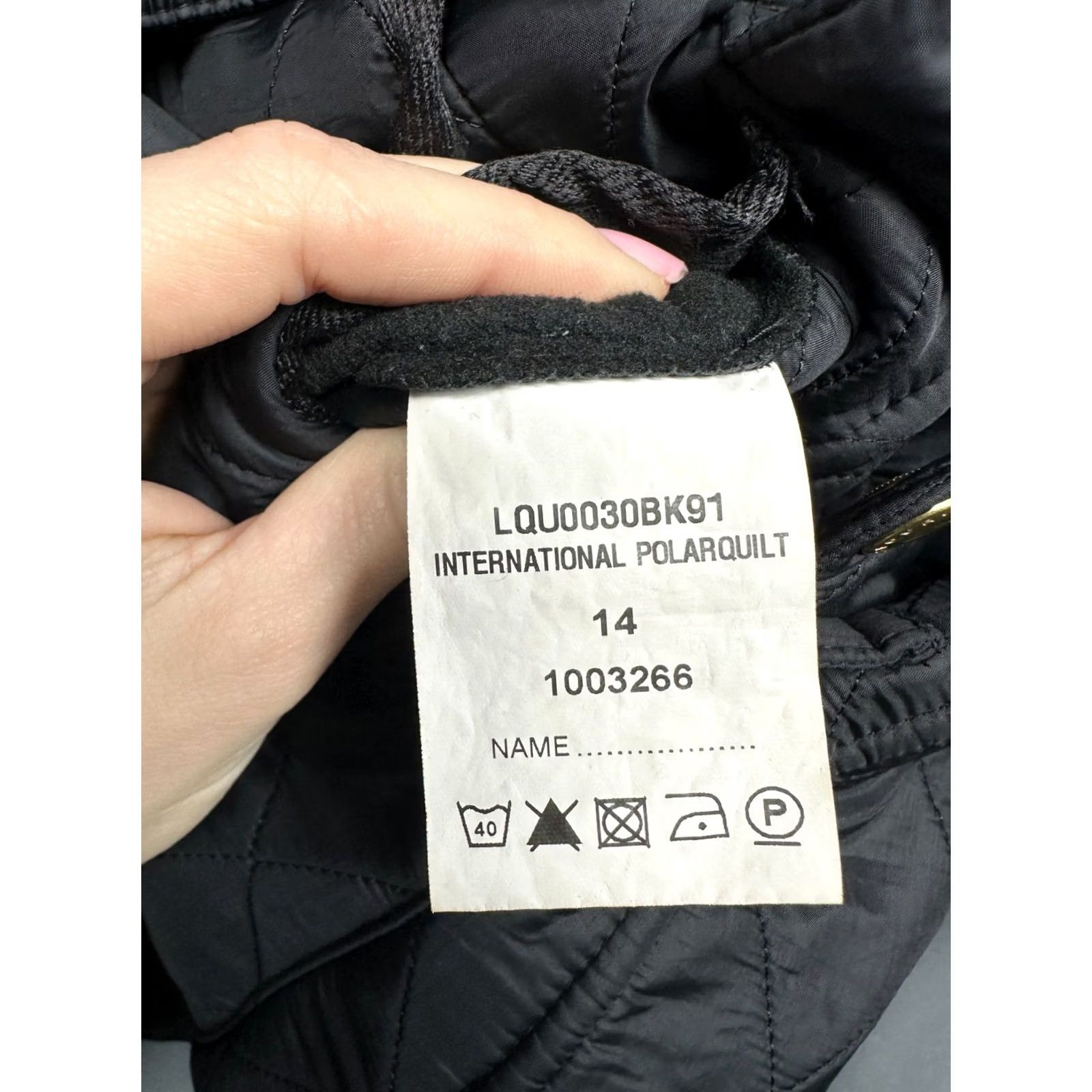 Barbour Barbour International Polarquilt Quilted Jacket Barbour Women M Black Quilted Size M / US 6-8 / IT 42-44 - 7 Thumbnail