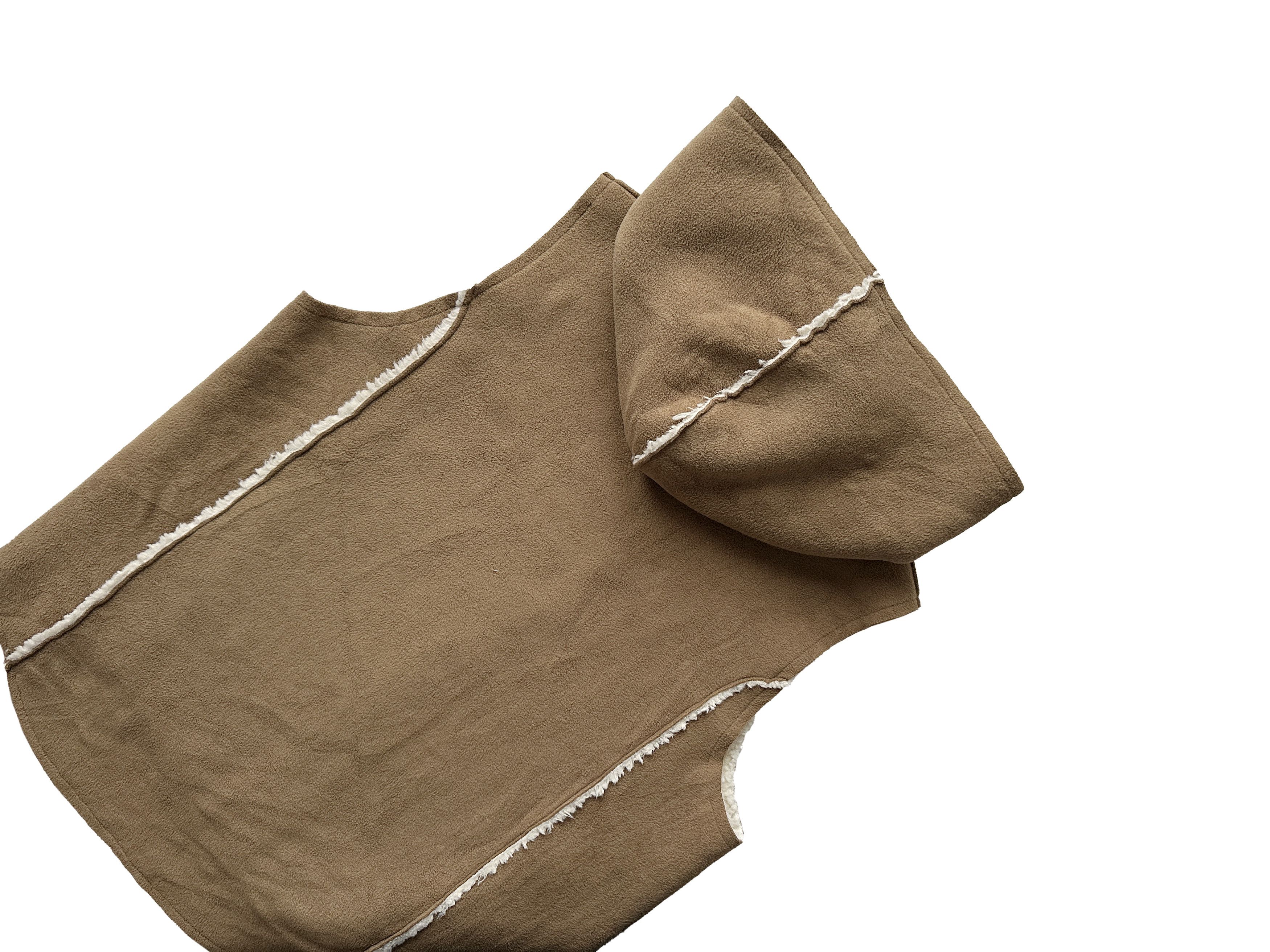 Lauren Ralph Lauren Lauren Ralph Lauren camel hooded sherpa fleece vest Size S / US 4 / IT 40 - 4 Thumbnail