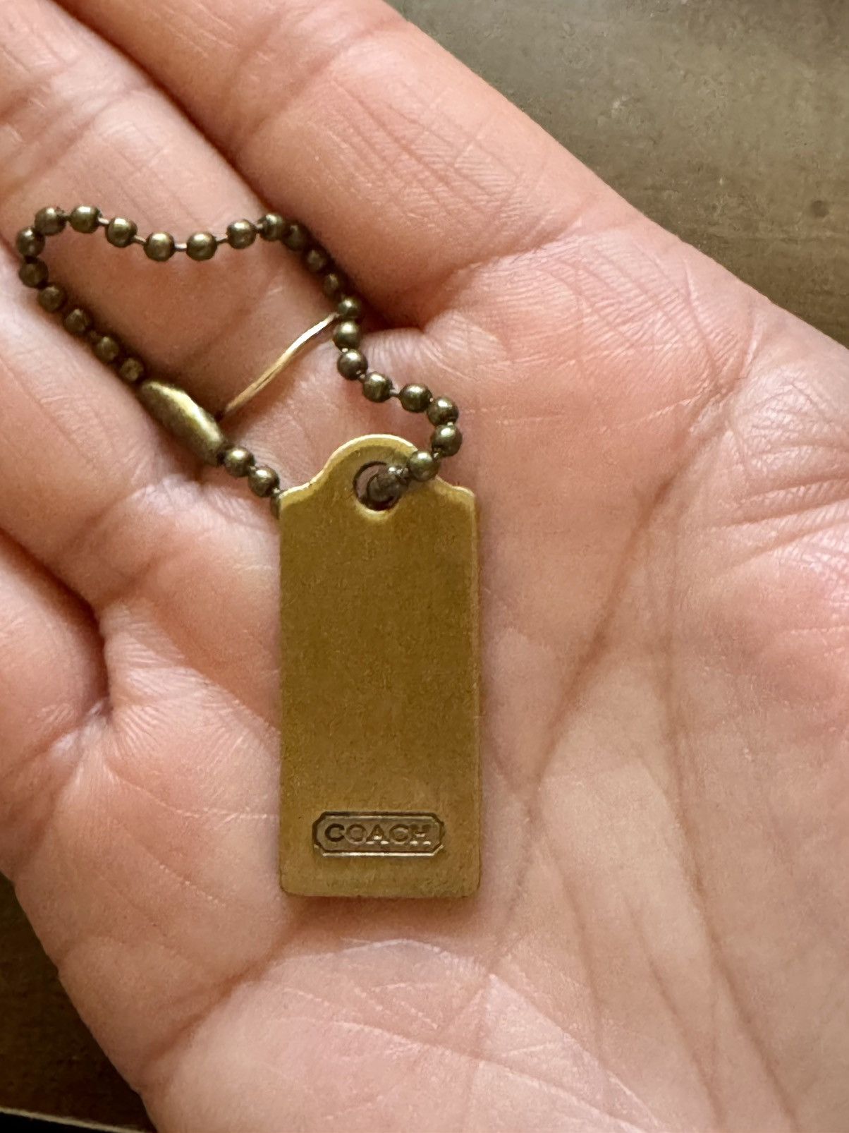 Coach Vintage COACH Tag Chain Size ONE SIZE - 4 Thumbnail