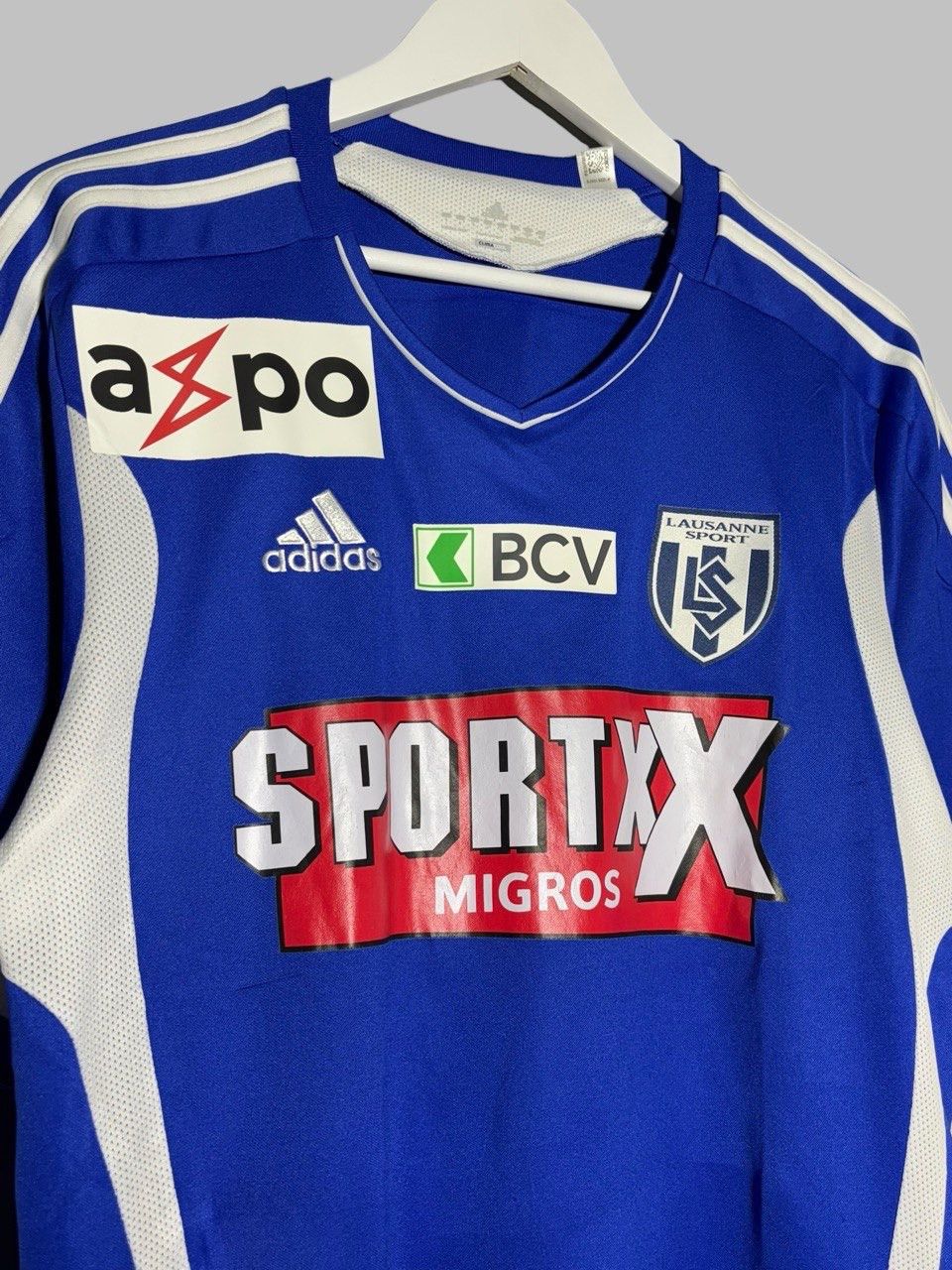 Adidas Adidas Formotion Lausanne Sport 2010-2012 Home Soccer Jersey Size US L / EU 52-54 / 3 - 3 Thumbnail