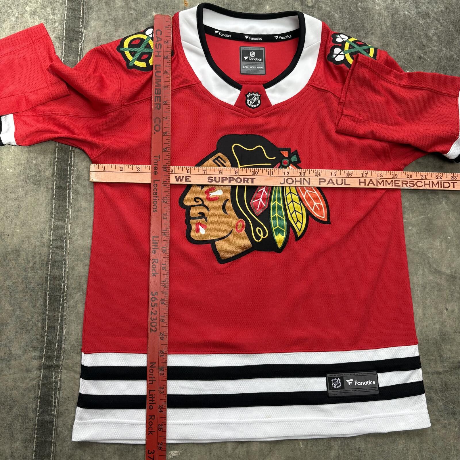 NHL Chicago Blackhawks Fanatics NHL Sportswear Ice Hockey Jersey Size US M / EU 48-50 / 2 - 4 Thumbnail