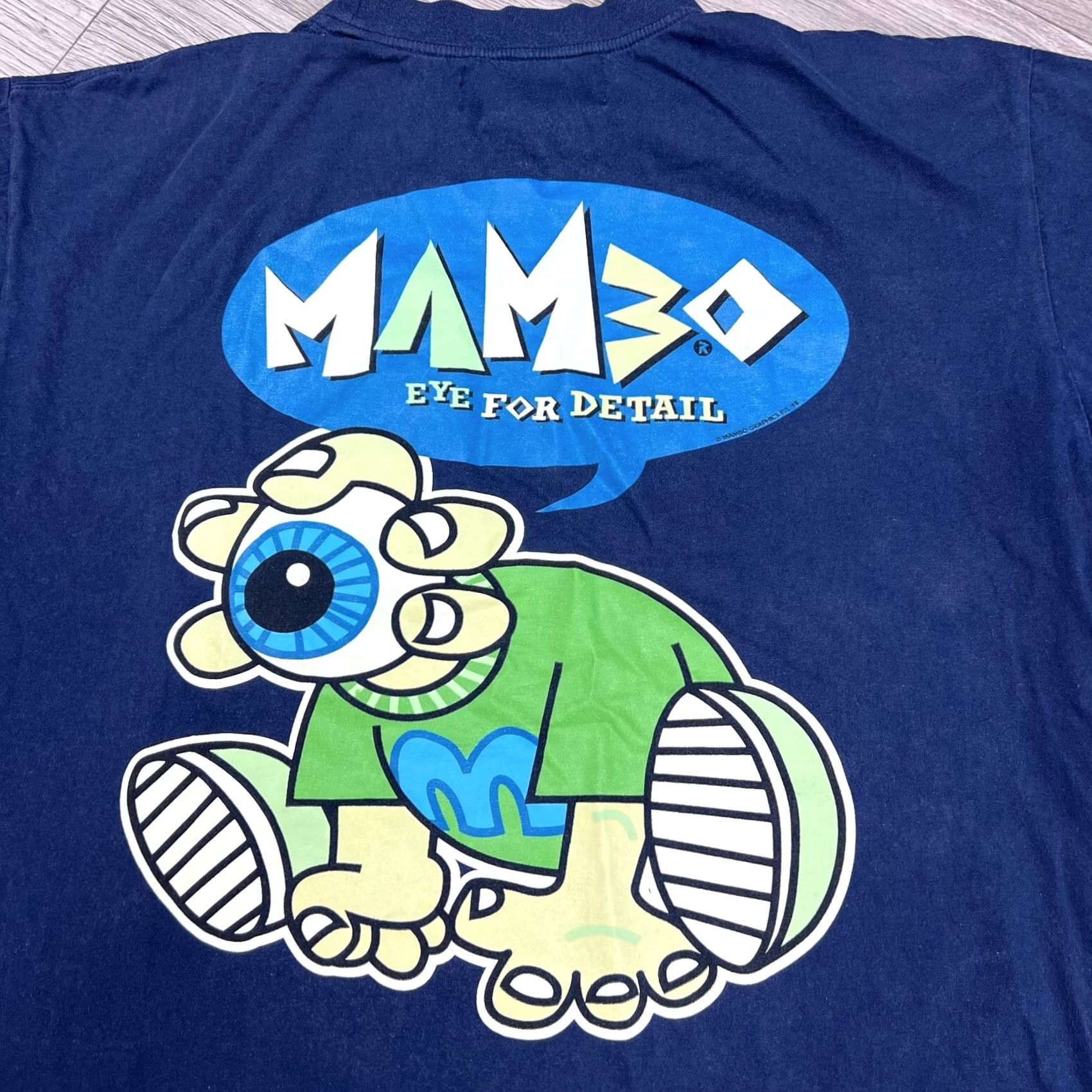 Mambo MAMBO 90s Vintage T-Shirt Men Blue Size L Surfin Art Tee Australia Eye For Detail Shirt Size US L / EU 52-54 / 3 - 2 Thumbnail