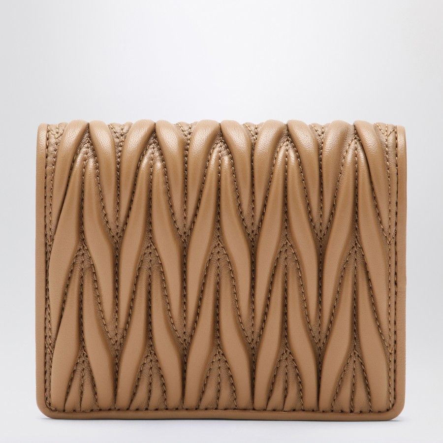 Miu Miu o1d2blof0924 Size: OS / Wallets in Beige Size ONE SIZE - 3 Thumbnail