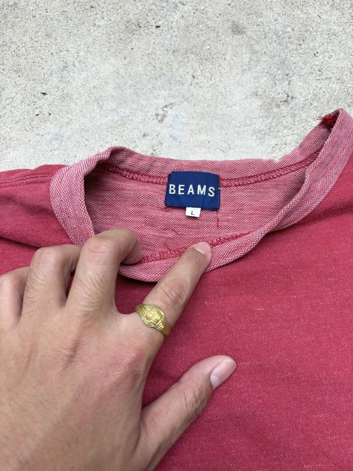 Beams Plus Faded BEAMS long sleeve T Shirt Size US S / EU 44-46 / 1 - 4 Thumbnail