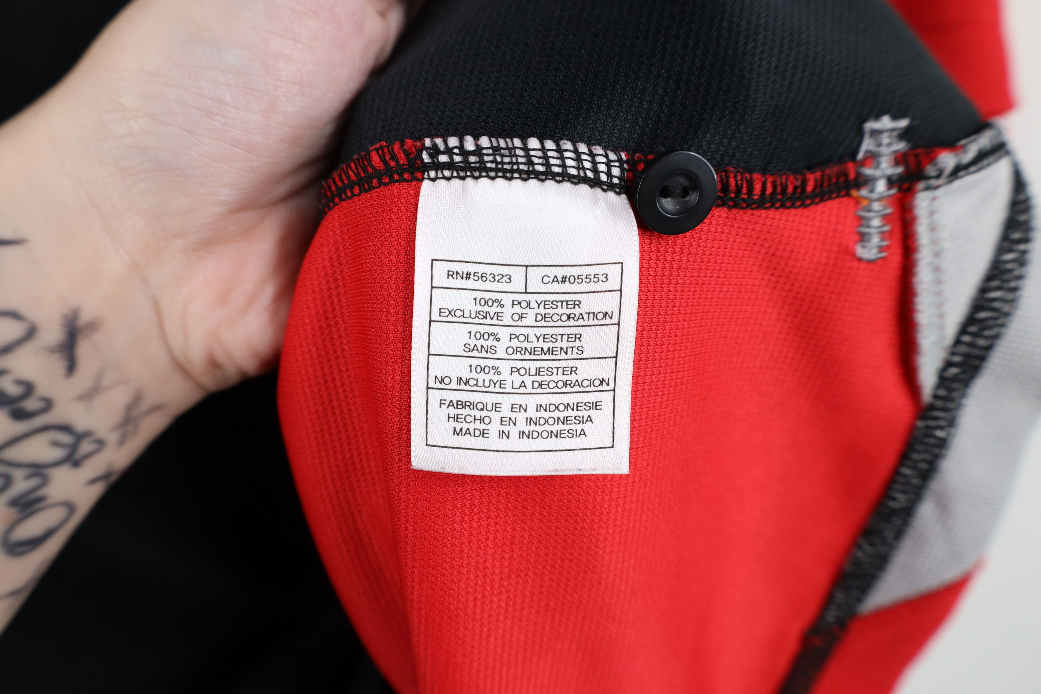 Nike × Vintage Vintage Nike Mini Swoosh Ohio State University Football Polo Size US L / EU 52-54 / 3 - 12 Thumbnail