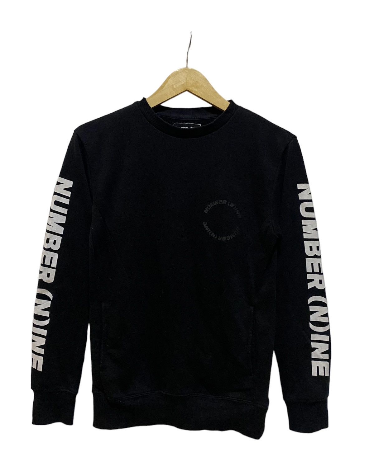 image of Number N Ine Number (N)Ine Sweat Shirt in Black, Men's (Size Small)