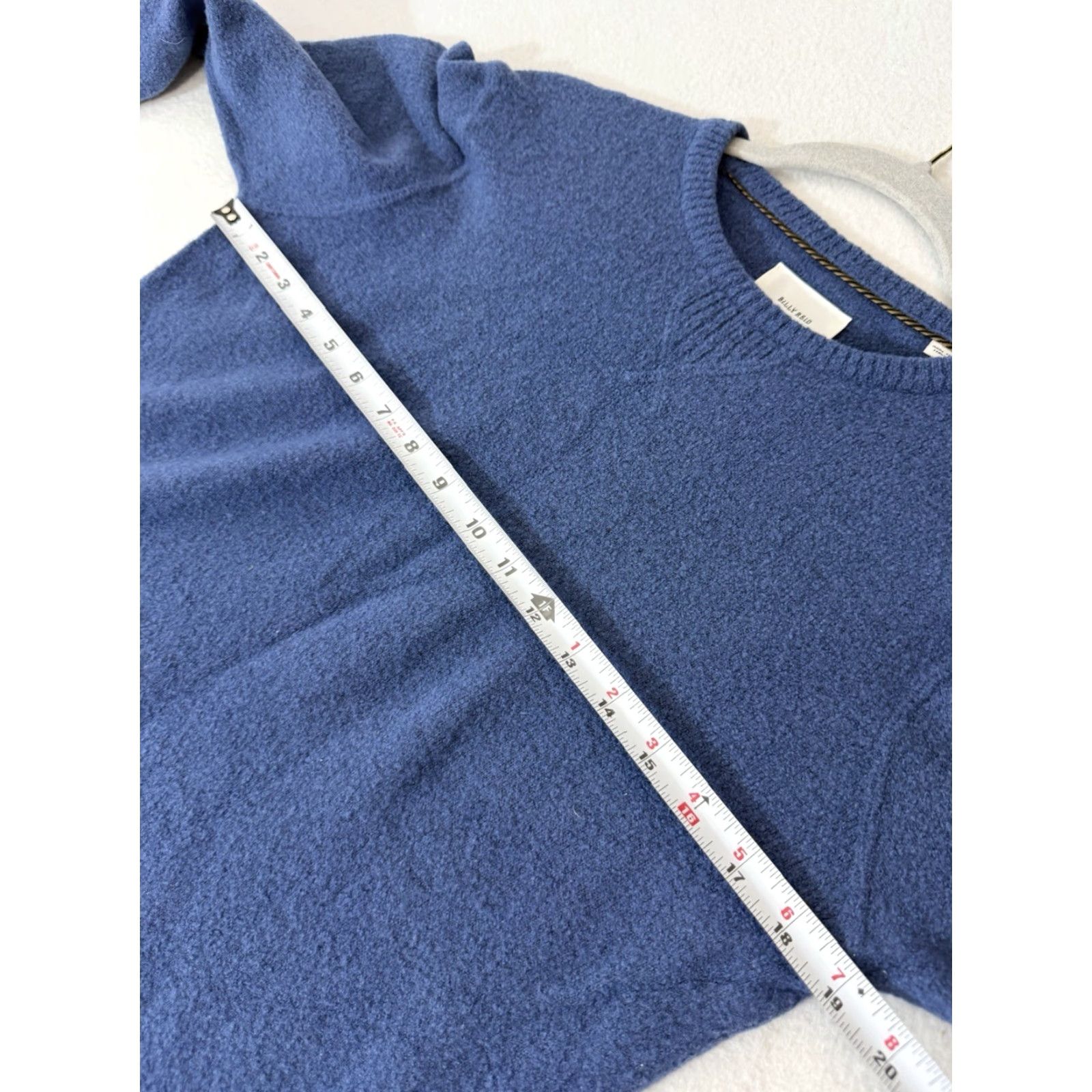 Billy Reid Billy Reid Women's Sweater Wool Blend Blue Size L Size L / US 10 / IT 46 - 3 Thumbnail
