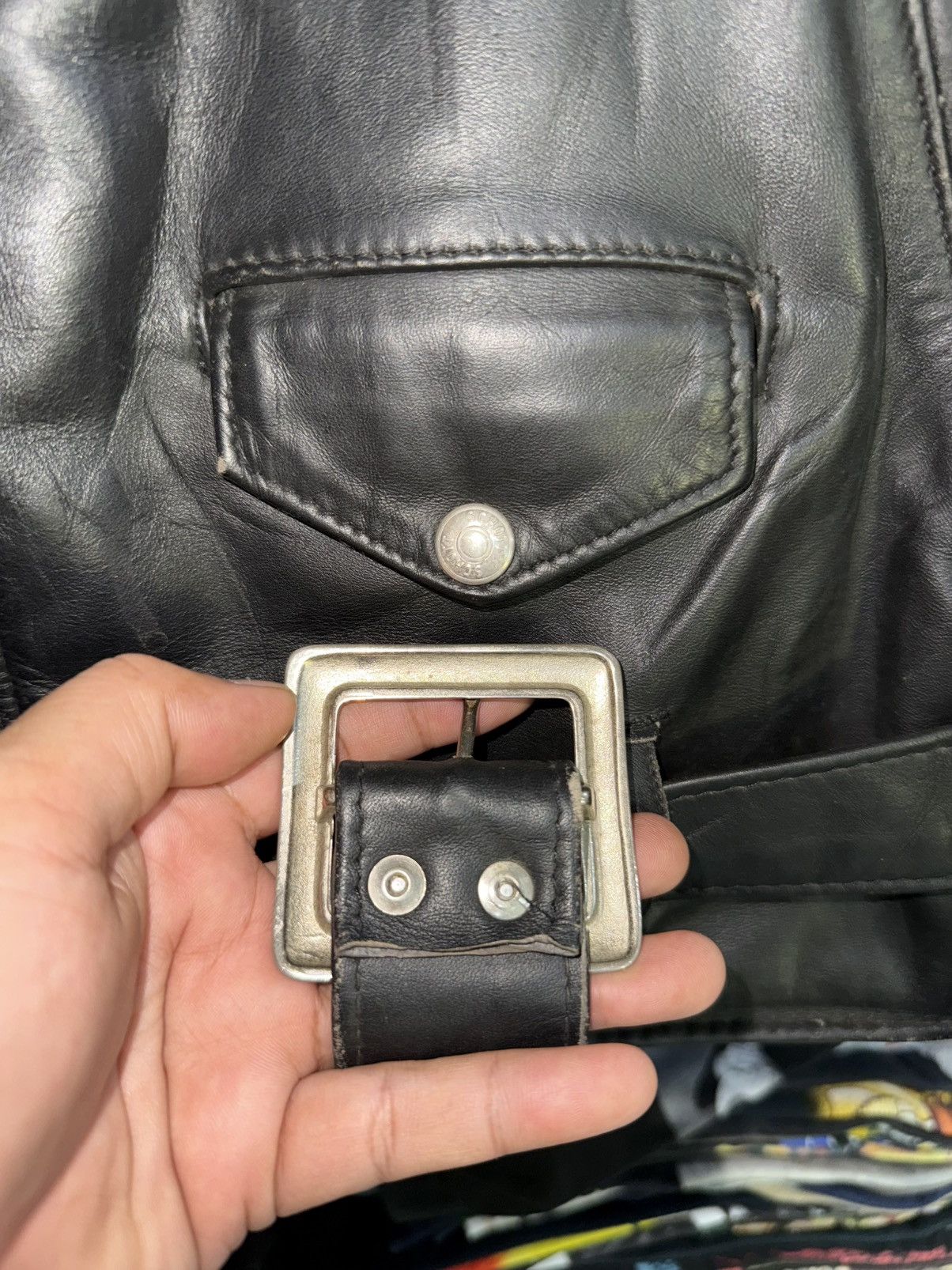 Schott Vintage Schott Perfecto Biker Punk Leather Jacket Size 40 Size US M / EU 48-50 / 2 - 16 Thumbnail