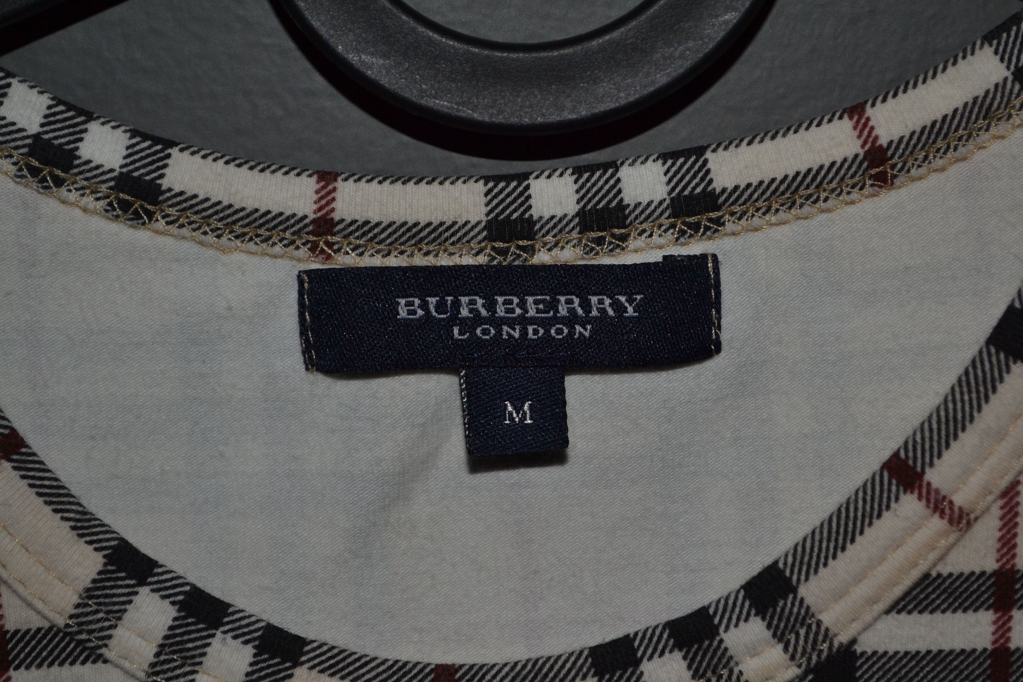 Burberry × Vintage Burberry Vintage Novacheck T-shirt Women's Stretch M Size M / US 6-8 / IT 42-44 - 5 Thumbnail