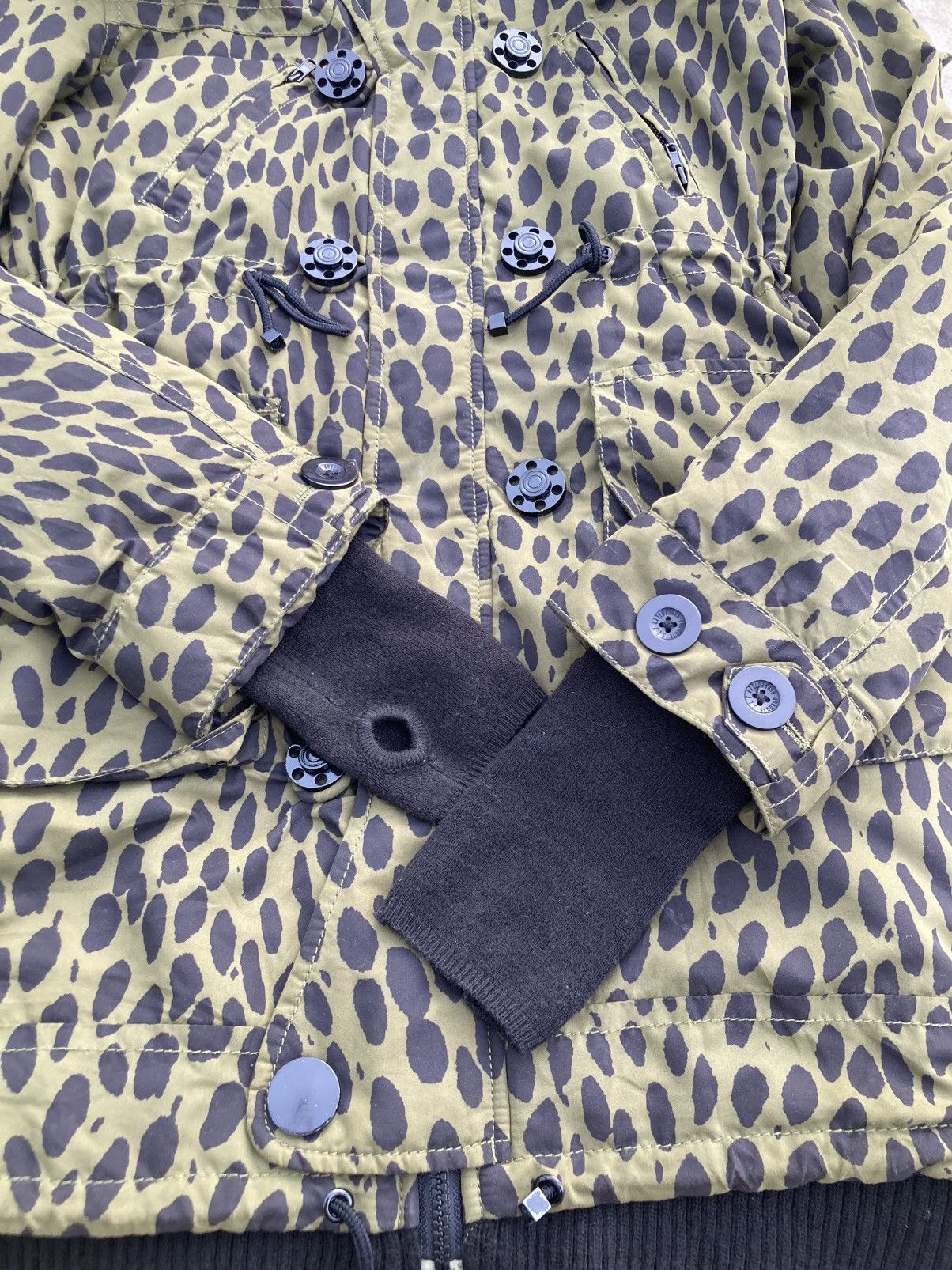 SLY SLY Baroque Japan Raccoon Fur Jacket Leopard Design bondage Size M / US 6-8 / IT 42-44 - 18 Thumbnail