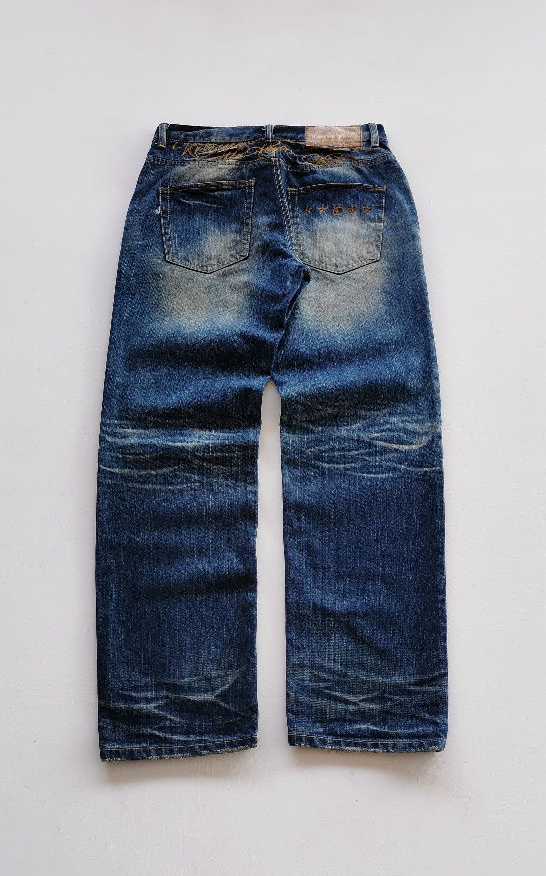 Isamu Katayama Backlash Krhyme Avalanche Mudwash Denim Jeans Size US 32 / EU 48 - 5 Thumbnail
