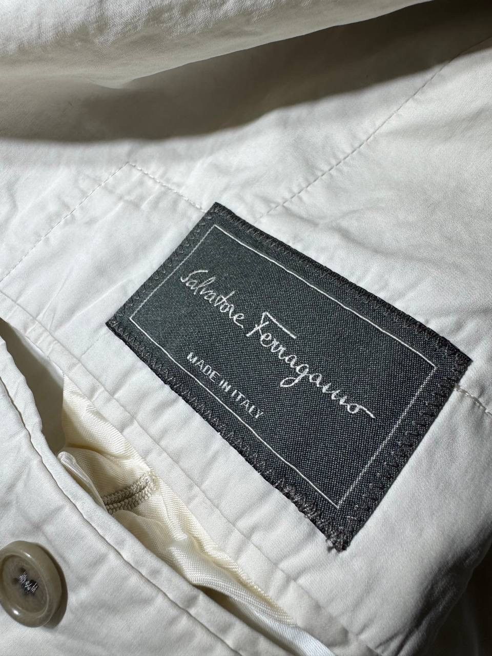 Salvatore Ferragamo Salvadore Ferragano Vintage Luxury Blazer Made in Italy Size 40S - 16 Thumbnail