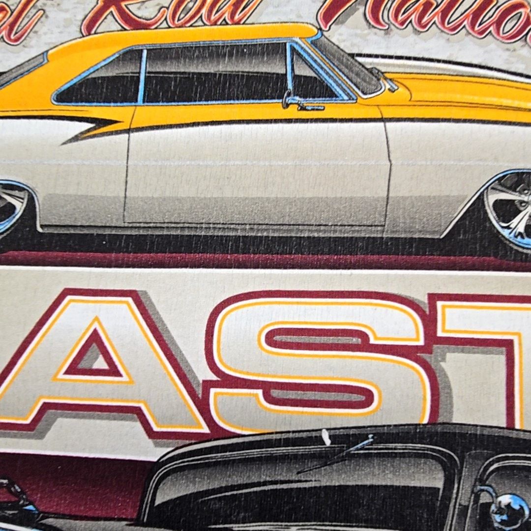 Gildan NSRA Street Rod Nationals Shirt Car Show Gray XL Graphic Tee Size US XL / EU 56 / 4 - 5 Thumbnail