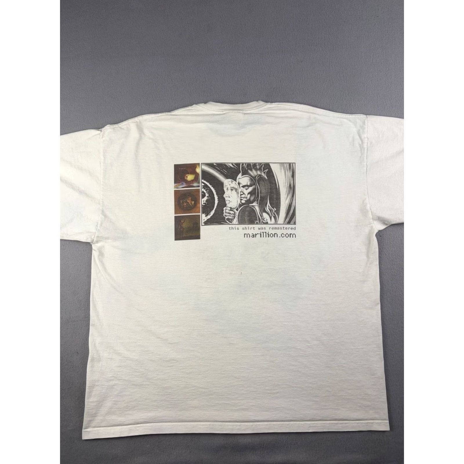 Vintage VINTAGE Marillion Band Tour T Shirt Men XL White Short Sleeve Y2k Mens XS-XXL? Size US XL / EU 56 / 4 - 4 Thumbnail