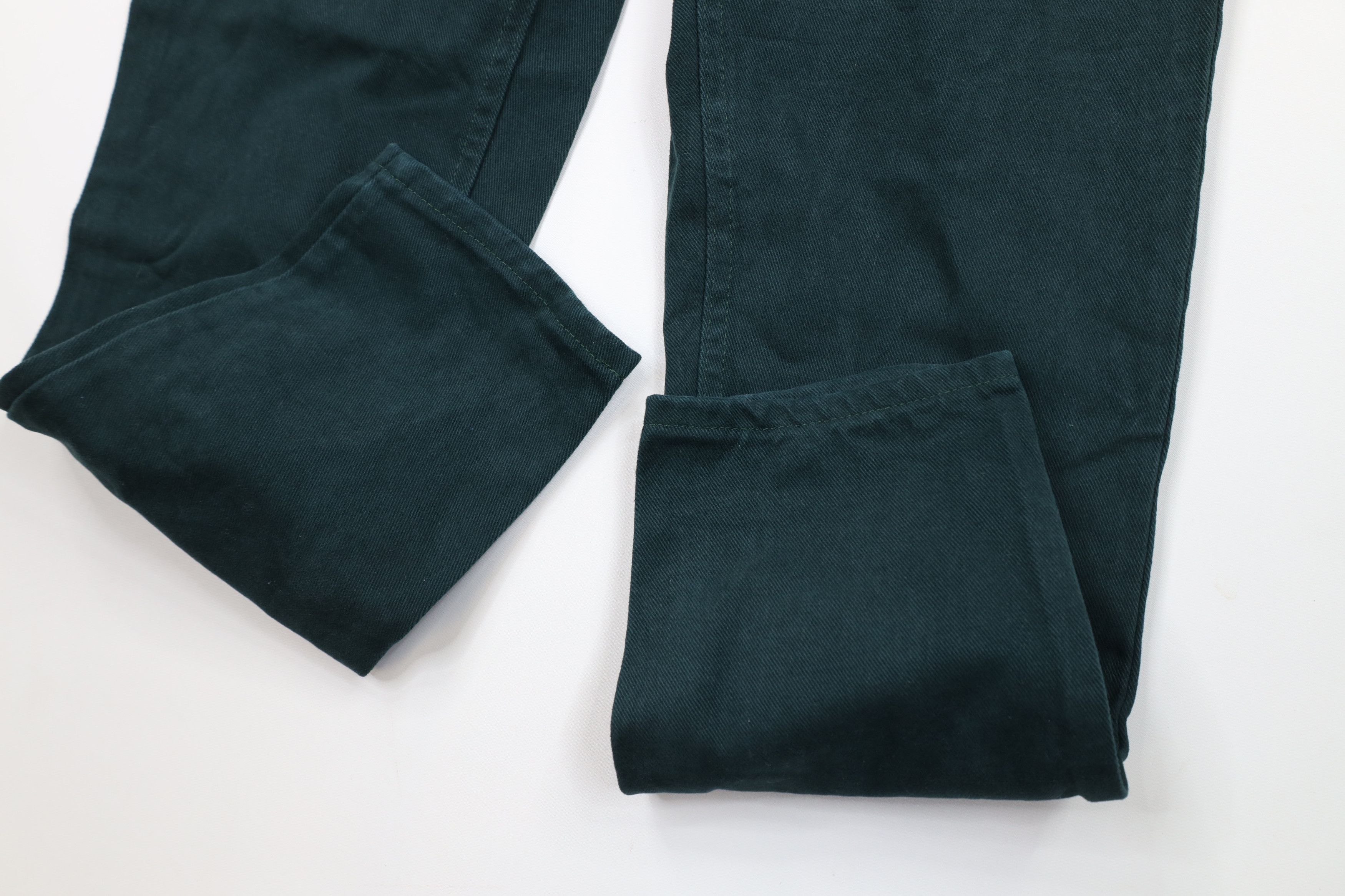 Lee Deadstock Vintage 90s Lee Fit Tapered Leg Jeans Green USA Size 30" / US 8 / IT 44 - 5 Thumbnail
