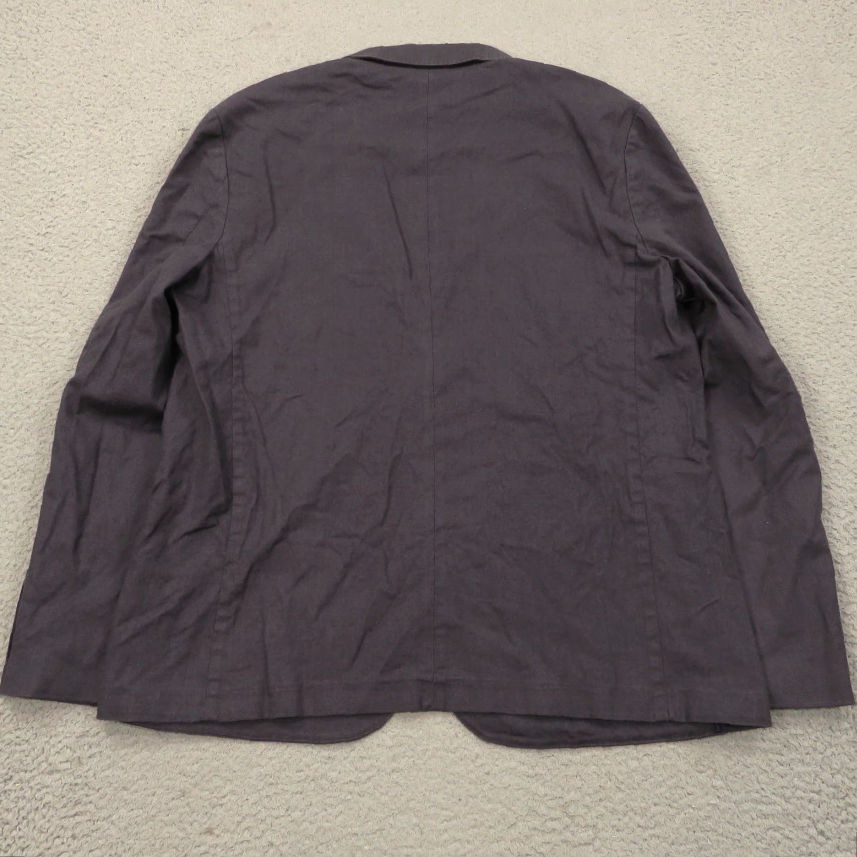 J.Crew J Crew Jacket Mens XL Hemp Cotton Unstructured Blazer 44R Suit Coat Indigo Blue Size 46R - 7 Thumbnail