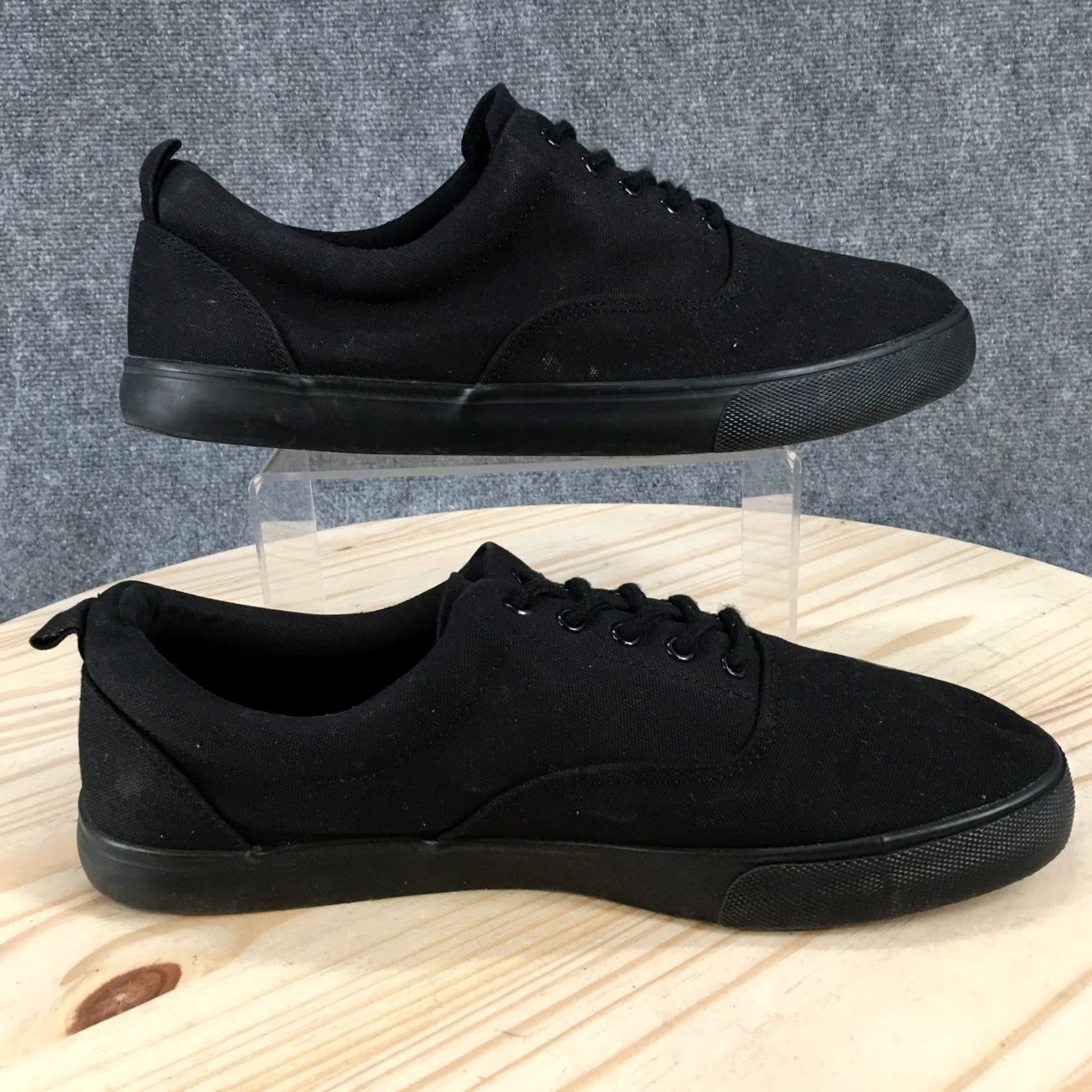 Vintage Goodfellow & Co Brady Low Top Sneakers Mens 11 Black Canvas Casual Lace Up Shoes Size US L / EU 52-54 / 3 - 2 Thumbnail