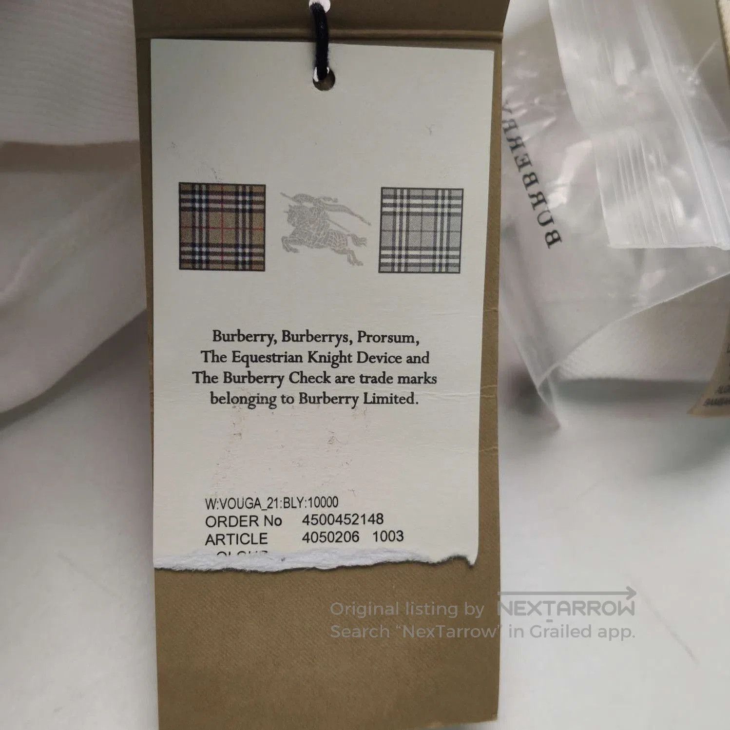Burberry Burberry Classic White Cotton Polo Shirt . Size US S / EU 44-46 / 1 - 8 Thumbnail