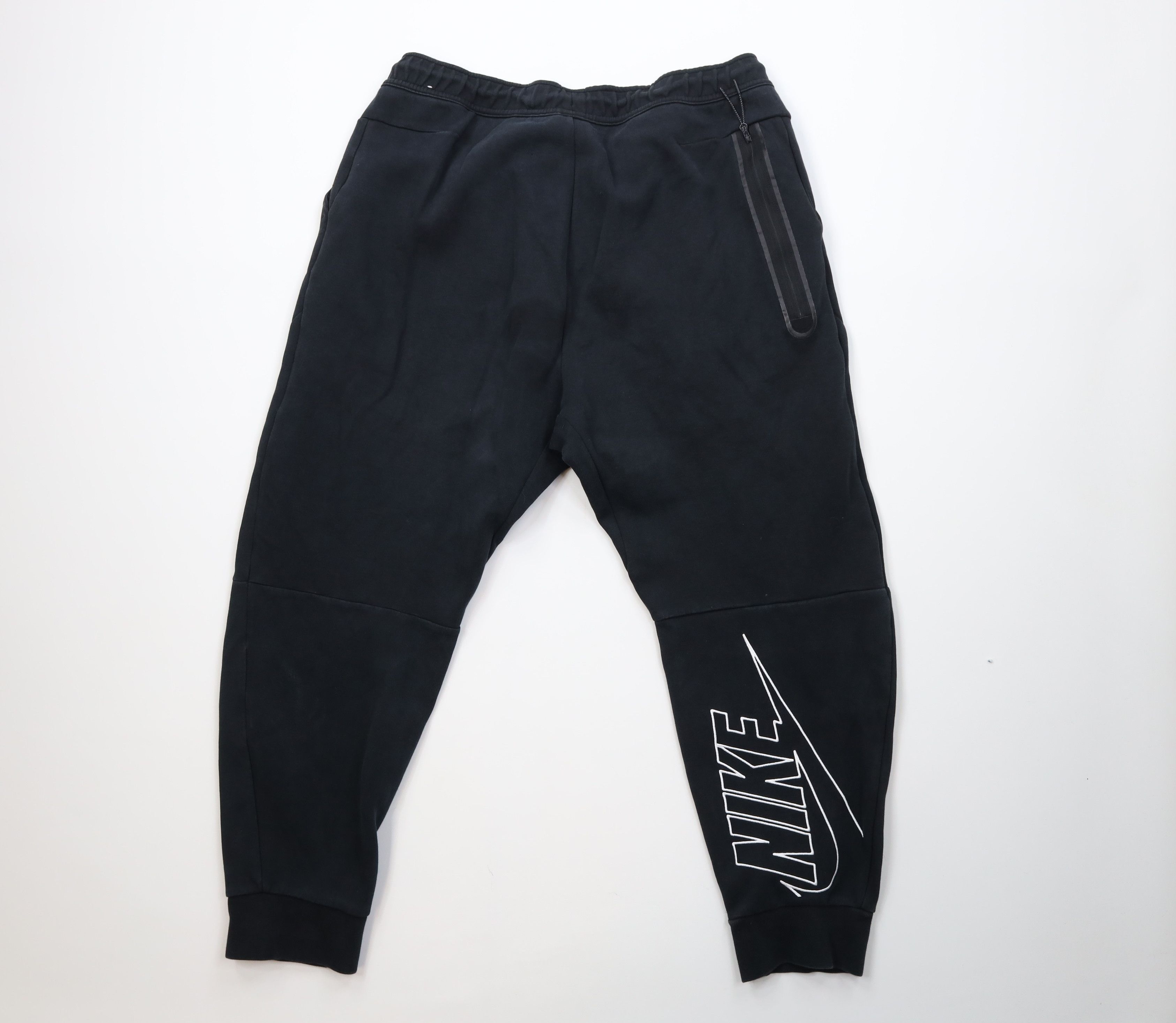 Nike Nike Tech Fleece Spell Out Cuffed Sweatpants Joggers Black Size US 40 / EU 56 - 10 Thumbnail