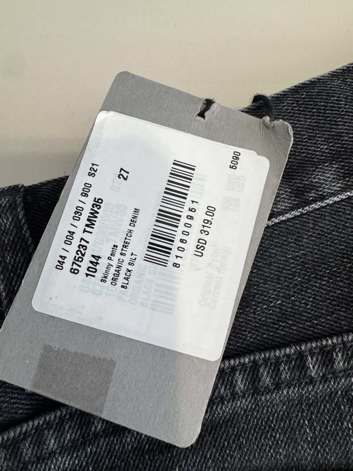 Balenciaga Balenciaga Women’s Skinny Pants Organic Stretch Denim Size 27" / US 4 / IT 40 - 4 Thumbnail