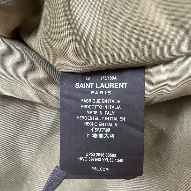 Saint Laurent Paris Saint Laurent Paris 16fwMA-1 pilot cotton jacket-2508 Size US L / EU 52-54 / 3 - 4 Thumbnail