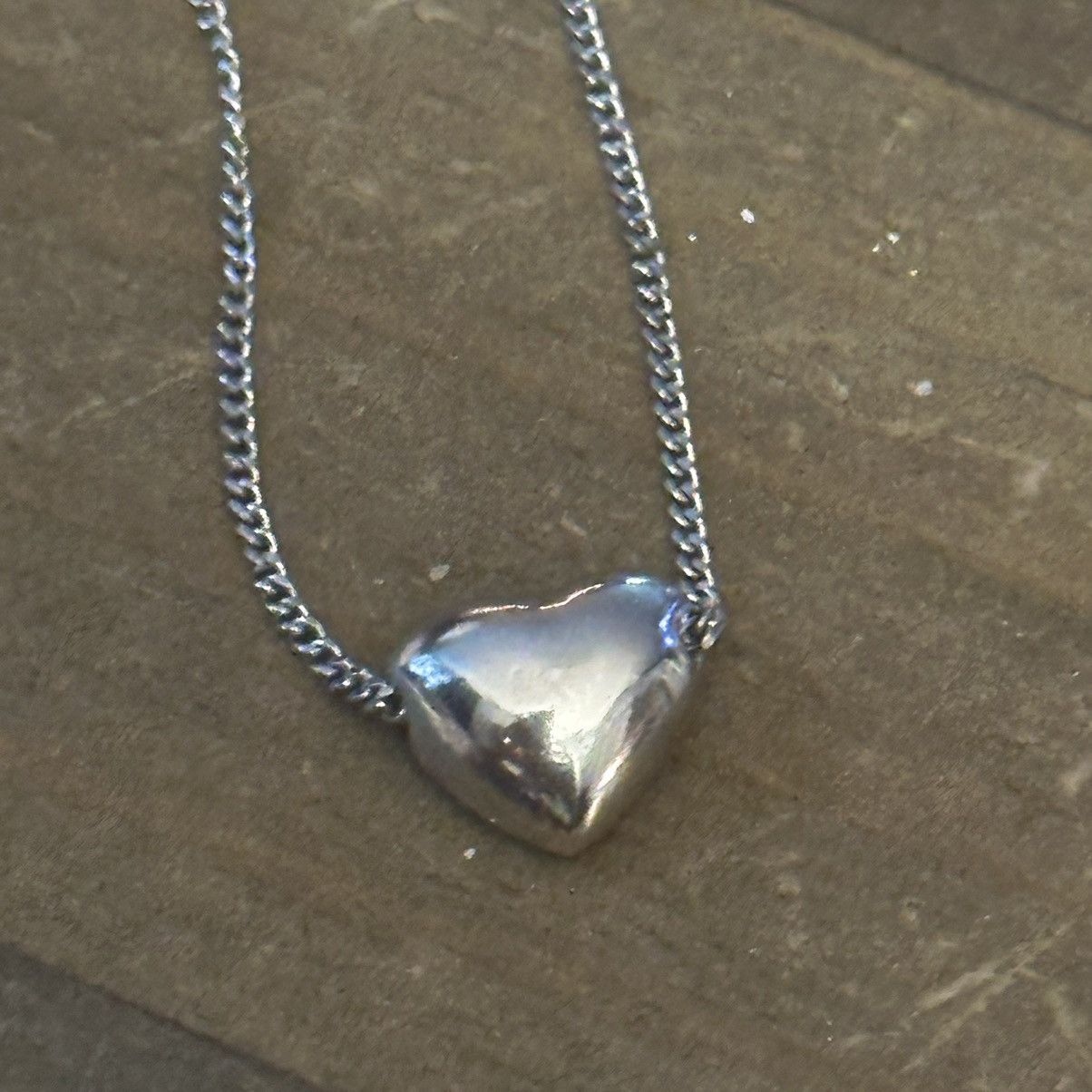Vintage Vintage floating heart necklace Size ONE SIZE - 4 Thumbnail