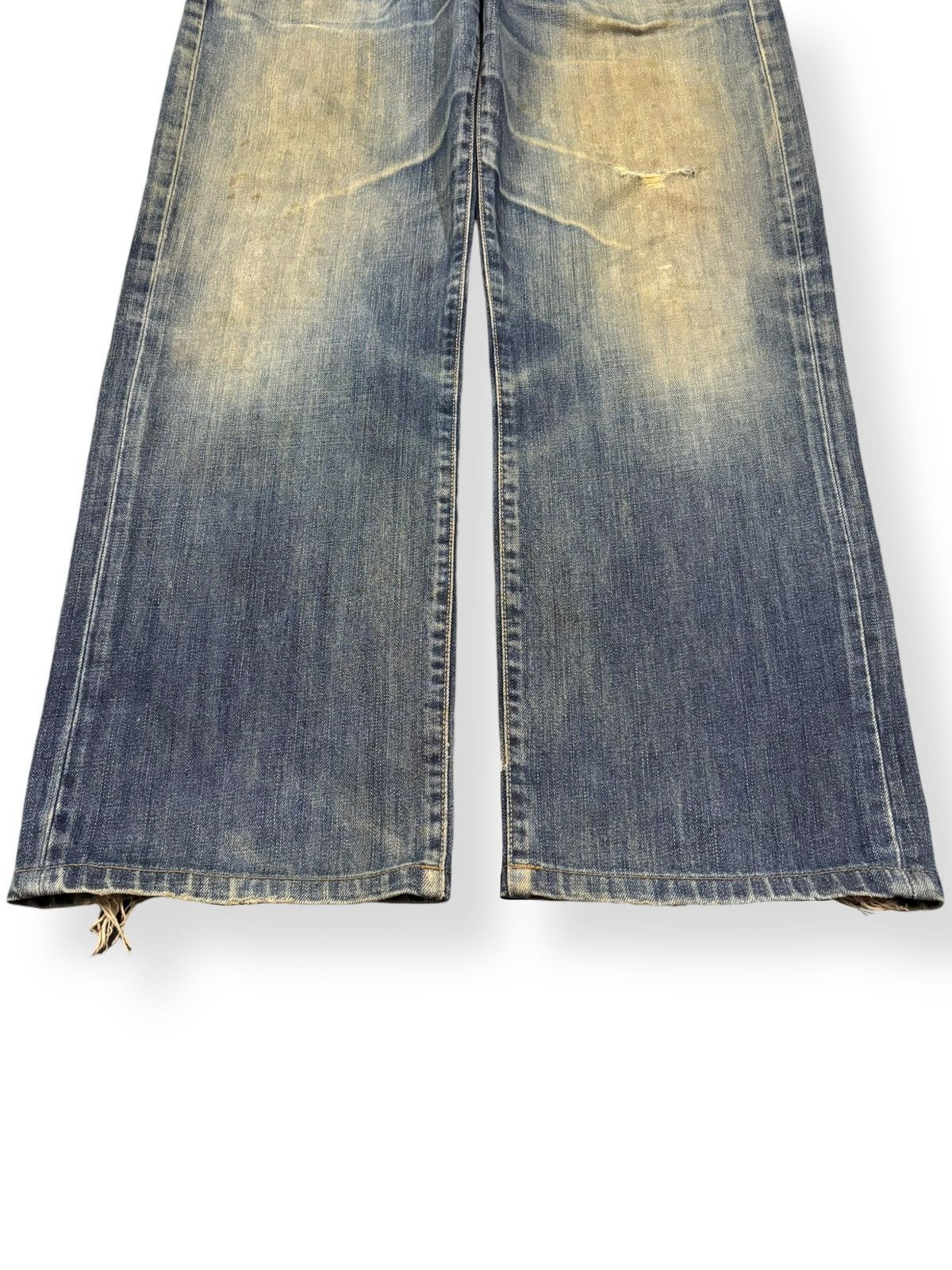 Undercover × Uniqlo Vintage Uniqlo S003 Mud Wash Baggy Distressed Grunge Jeans Size US 34 / EU 50 - 5 Thumbnail