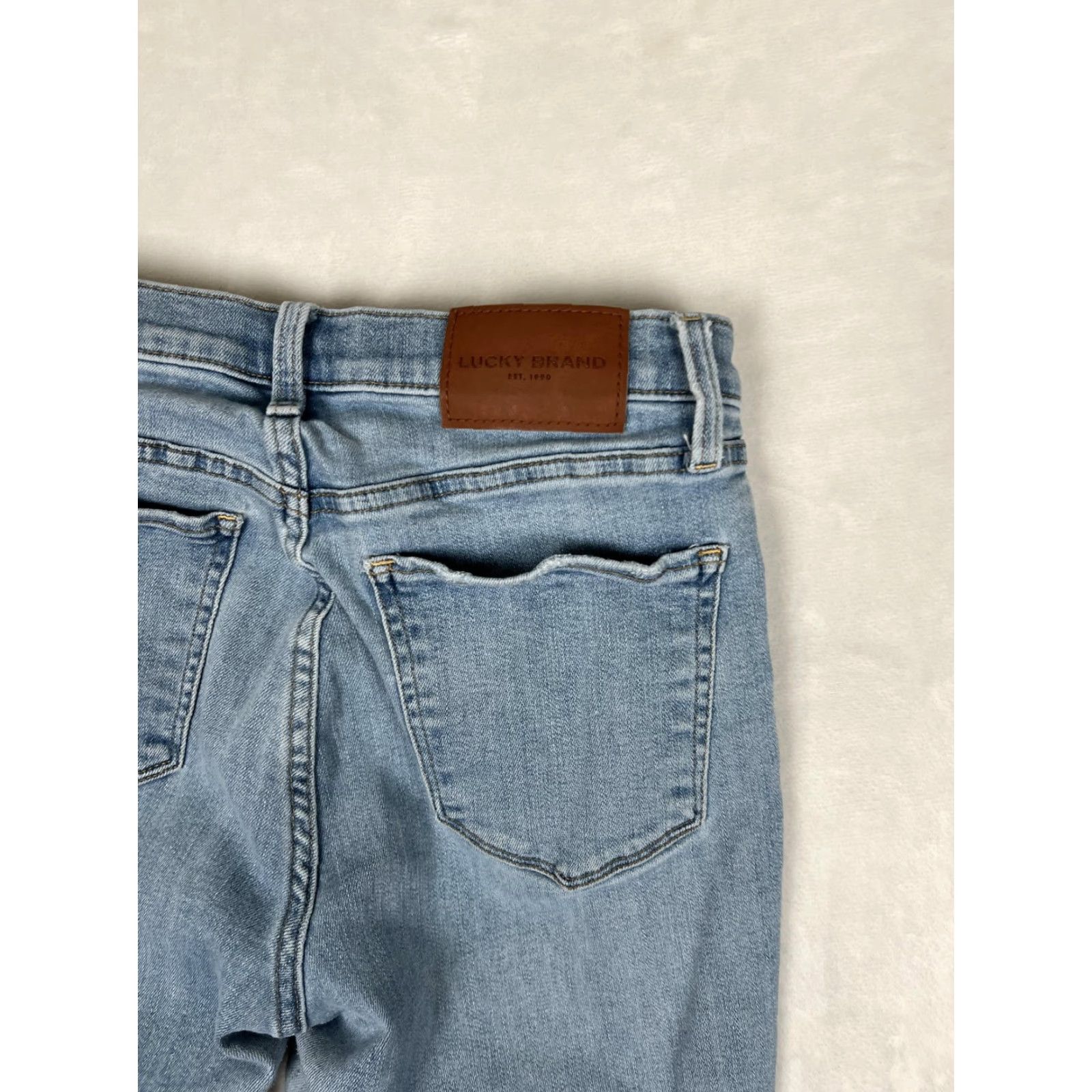 Lucky Brand Lucky Brand Bridgette Jeans Women 8/29 Light Blue High Rise Skinny Denim Jeans Size 30" / US 8 / IT 44 - 7 Thumbnail