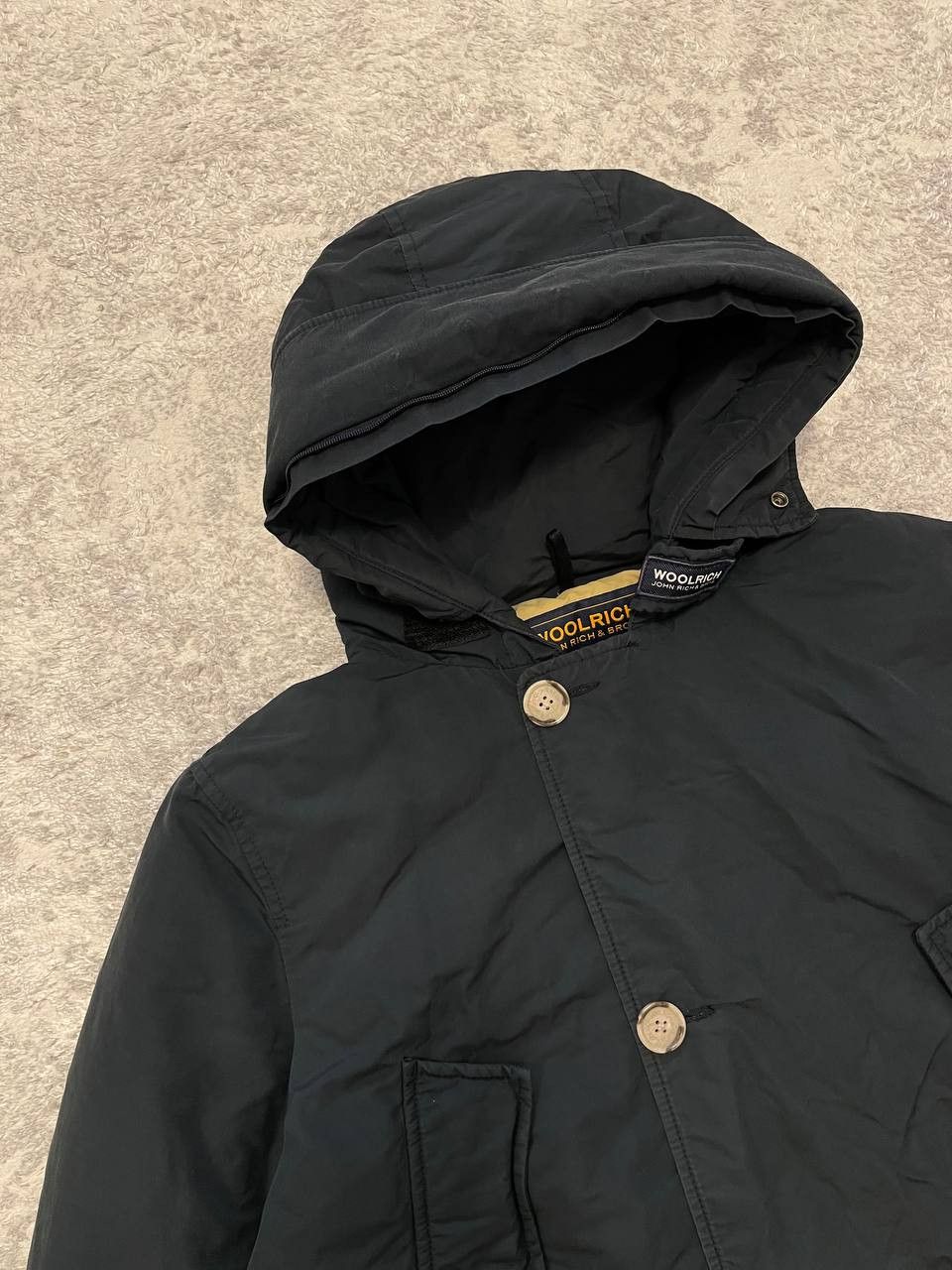 Other Vintage Woolrich Hooded Parka Jacket Mens Up Winter Coat Size US M / EU 48-50 / 2 - 3 Thumbnail