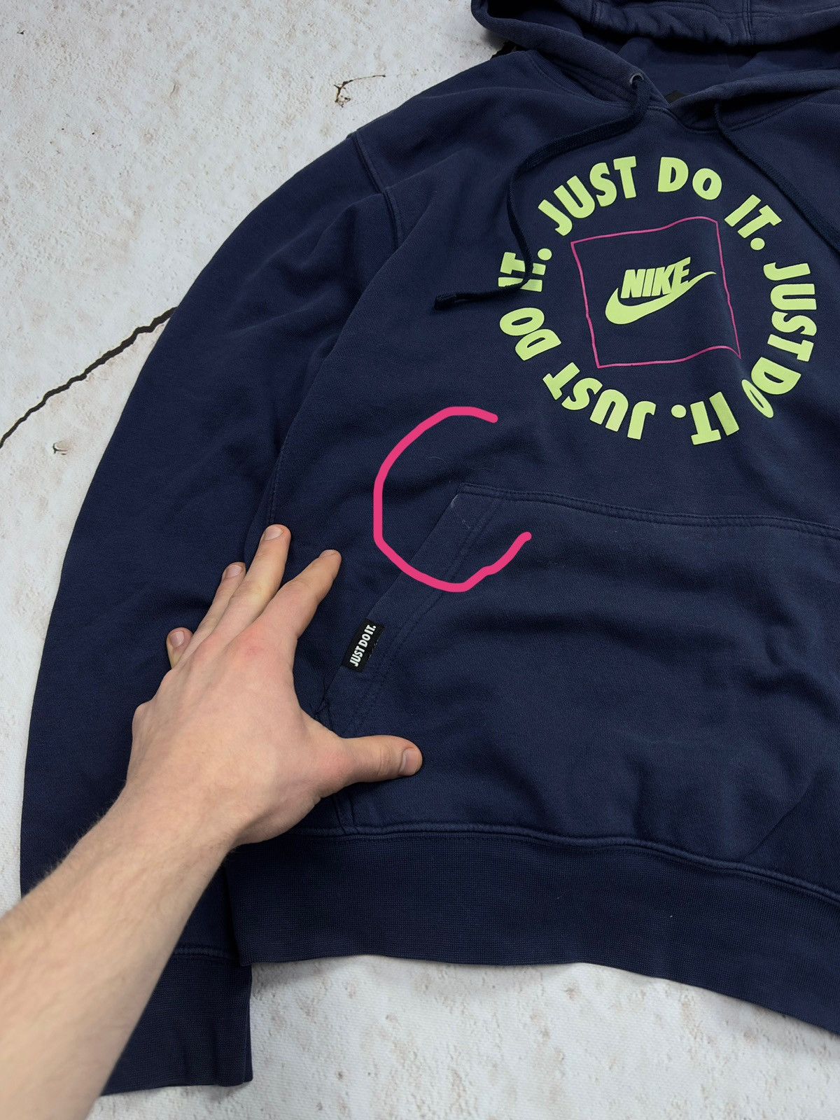 Other Vintage Nike Y2K avantgarde streetwear hoodie Size US S / EU 44-46 / 1 - 4 Thumbnail
