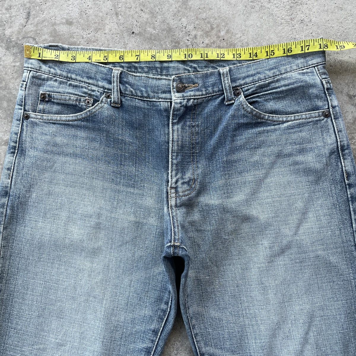 Japanese Brand Vintage Villand Japan Faded Distressed Denim Jeans Pants W36 Size US 36 / EU 52 - 5 Thumbnail