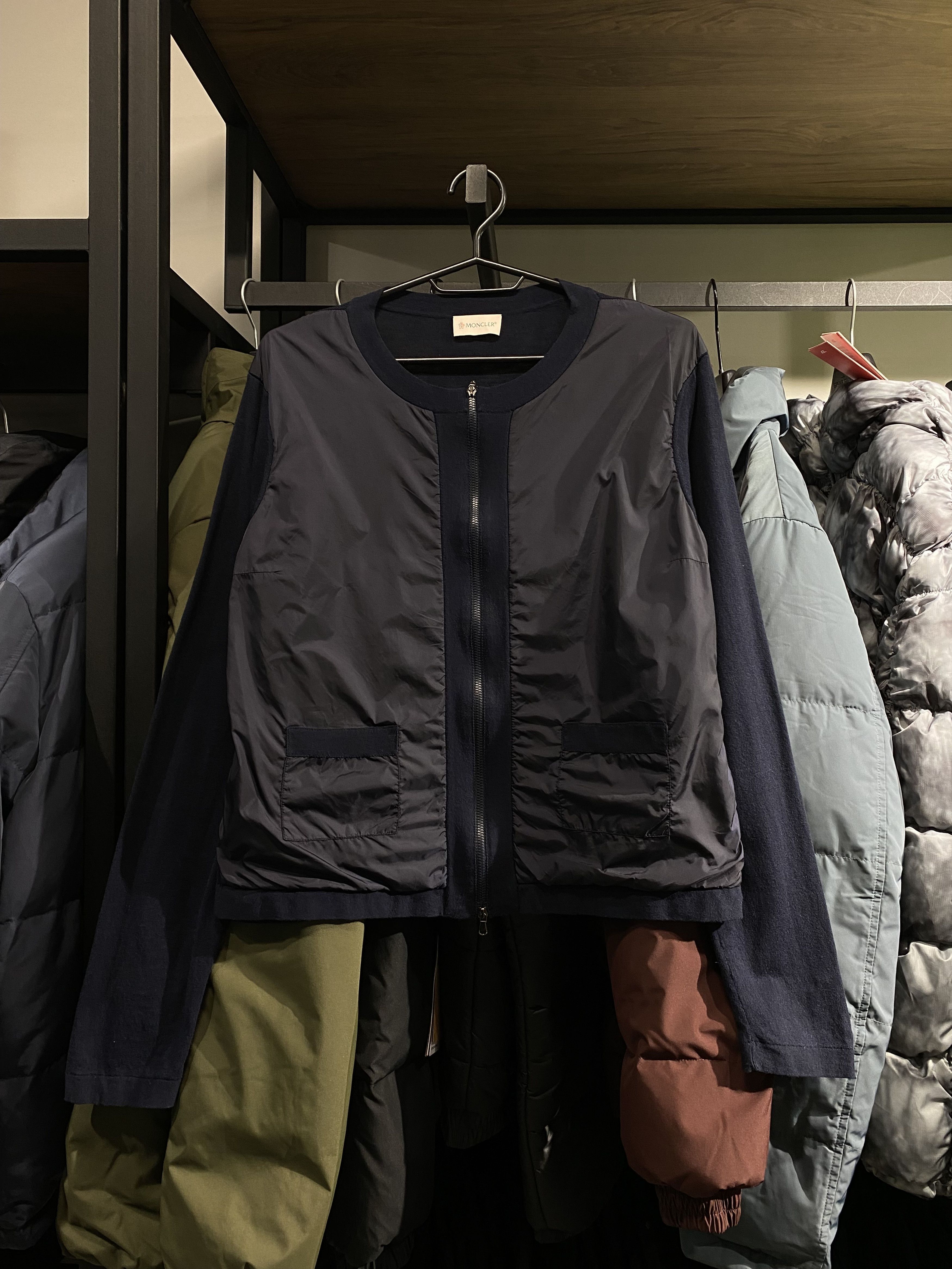 Moncler Moncler Maglia Tricot Alla Coreana cardigan Jacket Size M / US 6-8 / IT 42-44 - 1 Thumbnail