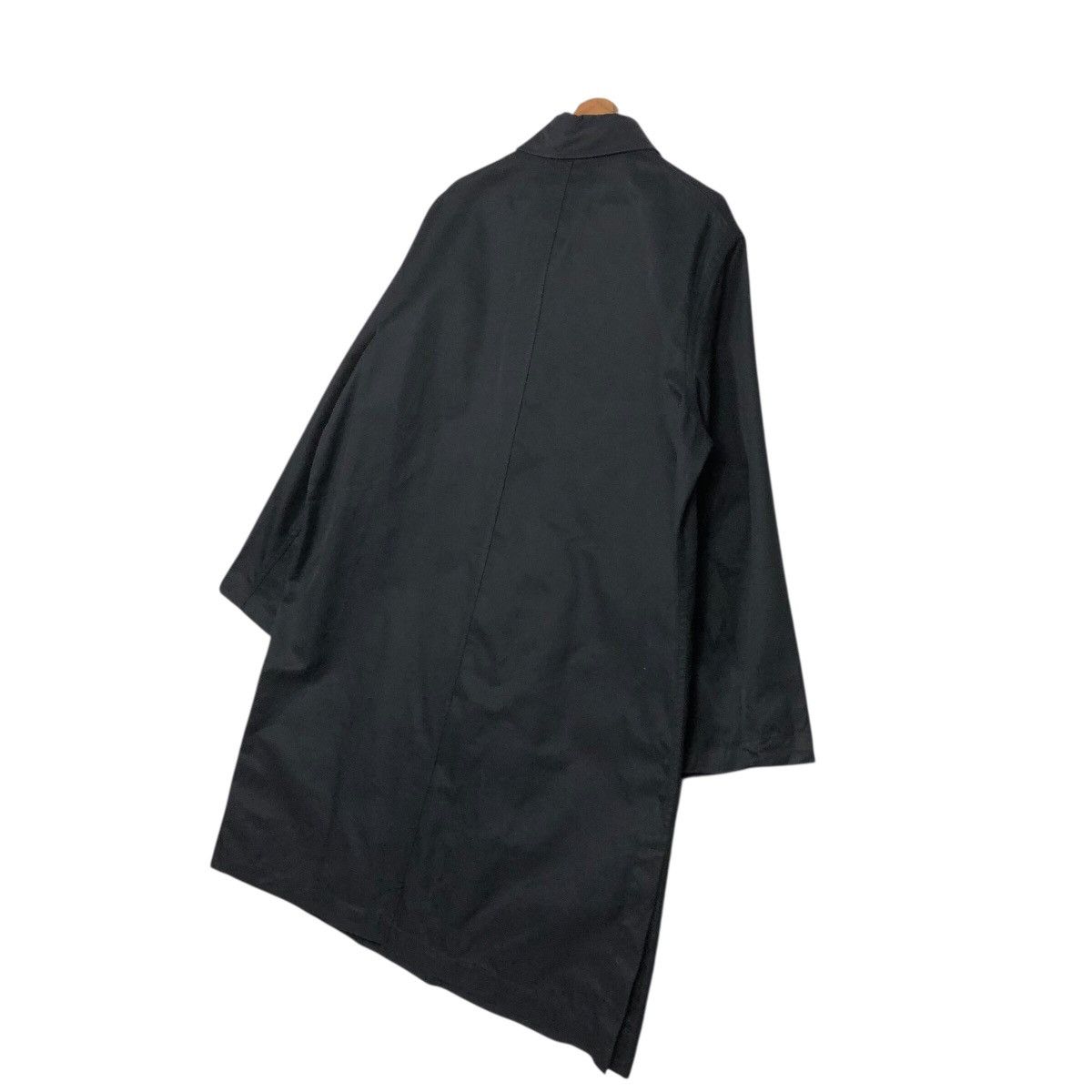Undercover × Uniqlo 📌Rich Black Vtg Long Jacket Duck Canvas Uniqlo Undercover Size US L / EU 52-54 / 3 - 11 Thumbnail