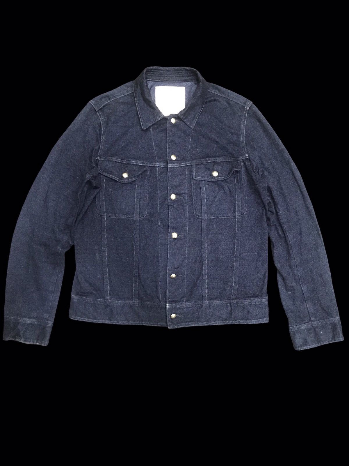 Indigo × Japanese Brand 💥INDIGO💥biography Japan Slim Sweat Trucker F368 Size US S / EU 44-46 / 1 - 1 Thumbnail