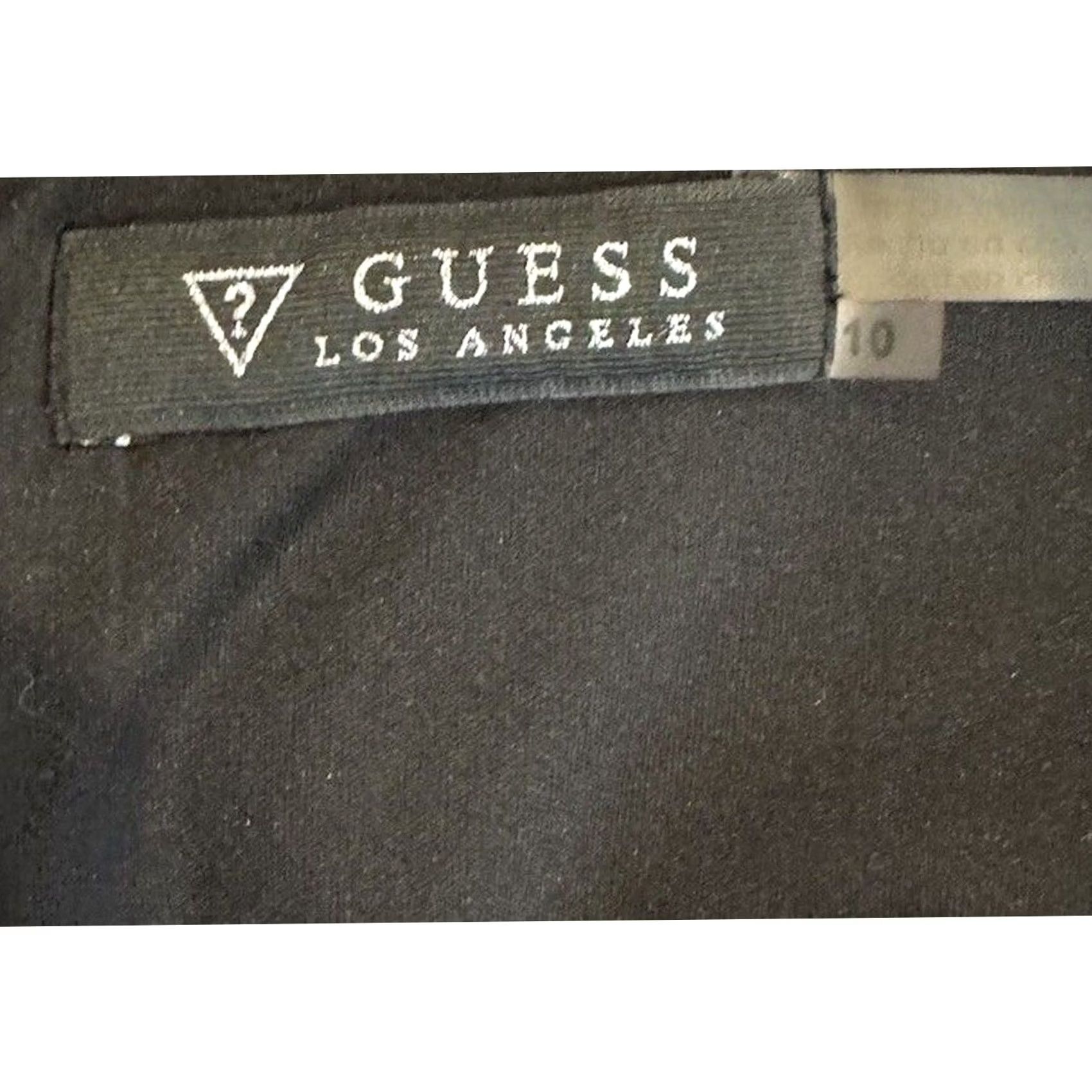 Guess Guess Black Strappy Bodycon Dress Women's 10 Size L / US 10 / IT 46 - 3 Thumbnail