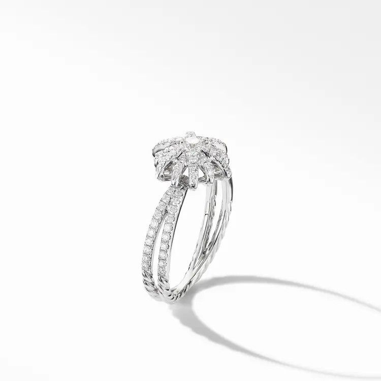 David Yurman o1s1wg111025 R14839D /Size 7 / Starburst Ring in Silver Size ONE SIZE - 3 Thumbnail
