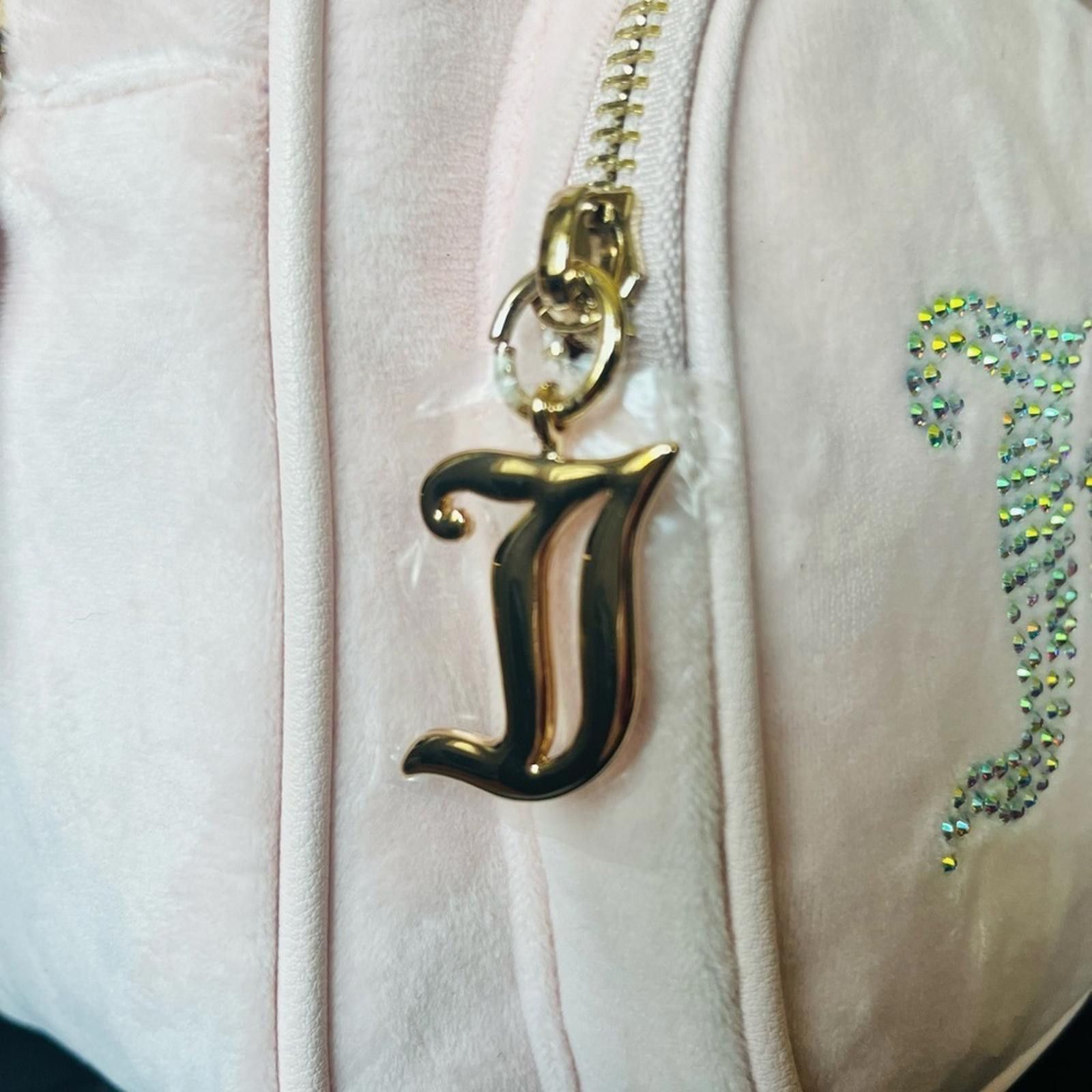 Juicy Couture Jeans Juicy Couture Obsession Velvet Powder Blush Back Pack NWT Size ONE SIZE - 5 Thumbnail