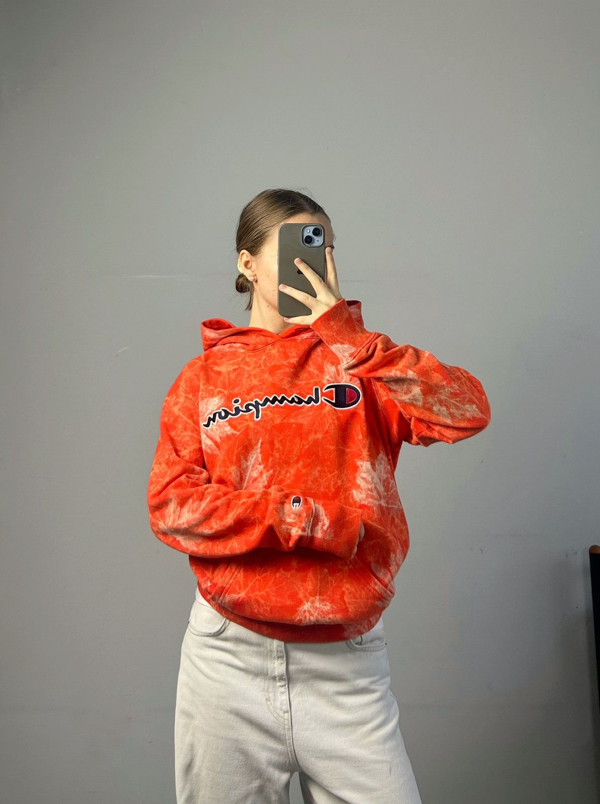 Champion Handmade hoodie champion vintage custom real tree y2k Size S / US 4 / IT 40 - 11 Thumbnail