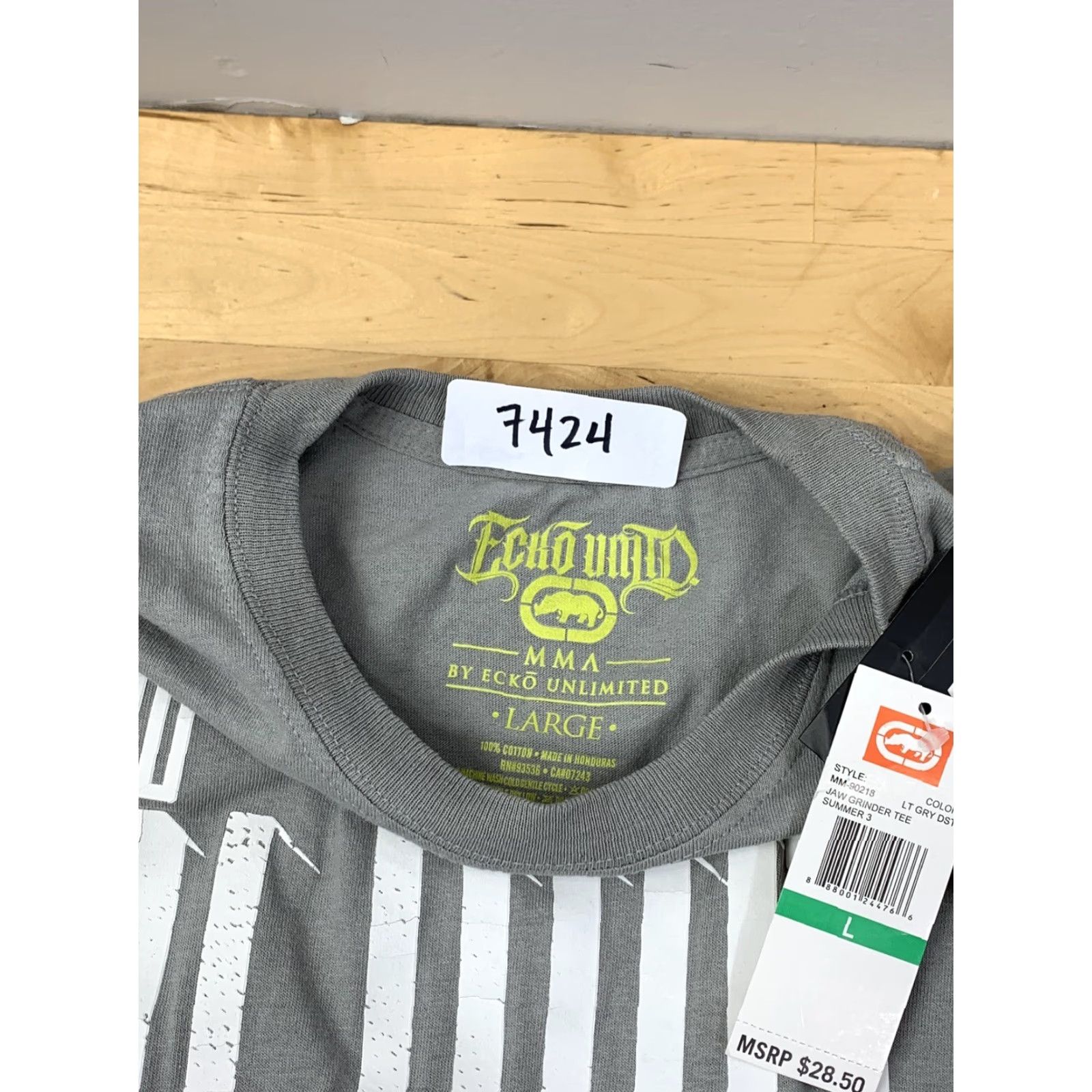 Ecko Unltd. ECKO Unltd. MMA Graphic T Shirt Mens L Gray Rhino Logo Casual Short Sleeve Size US L / EU 52-54 / 3 - 3 Thumbnail