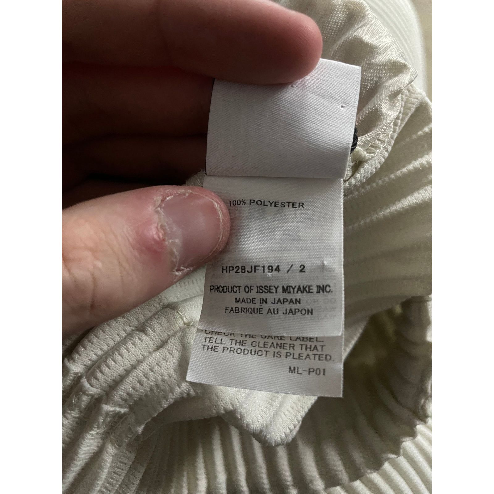 Issey Miyake Issey Miyake Pants White Used 2 (34) Size US 34 / EU 50 - 3 Thumbnail