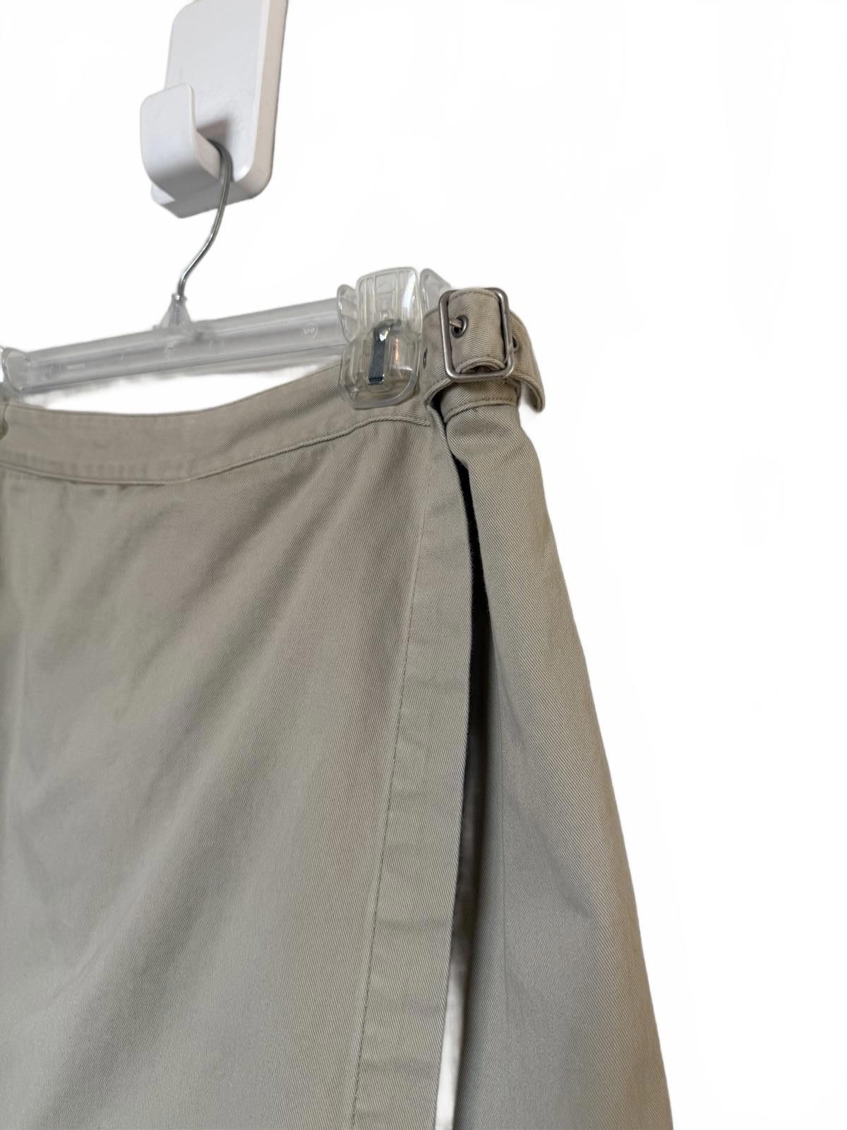 Designer Khaki Tan Womens Wrap Skort Size 40" / US 18 - 2 Thumbnail