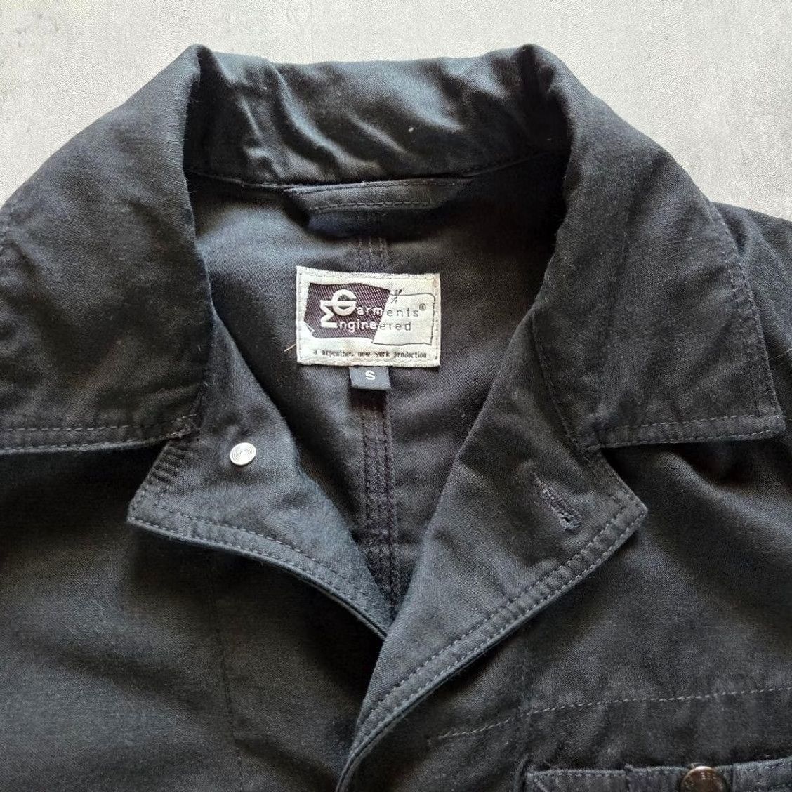 Engineered Garments Engineered Garments Coverall Jacket Mens Size S Black Nylon Used Size US 29 - 2 Thumbnail