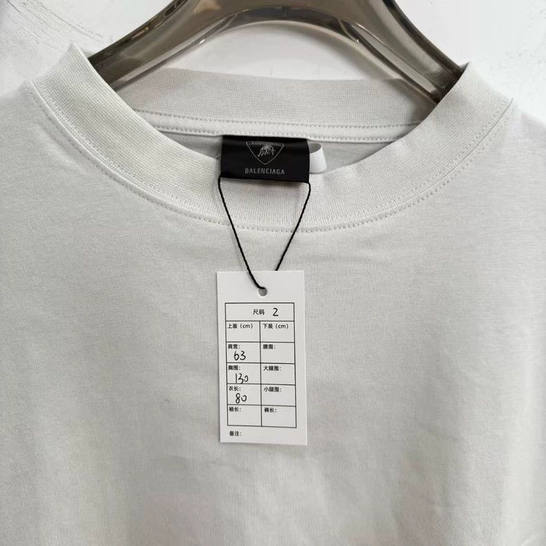 Balenciaga Balenciaga Co-branded calf monogram logo white long-sleeve Size US M / EU 48-50 / 2 - 2 Thumbnail