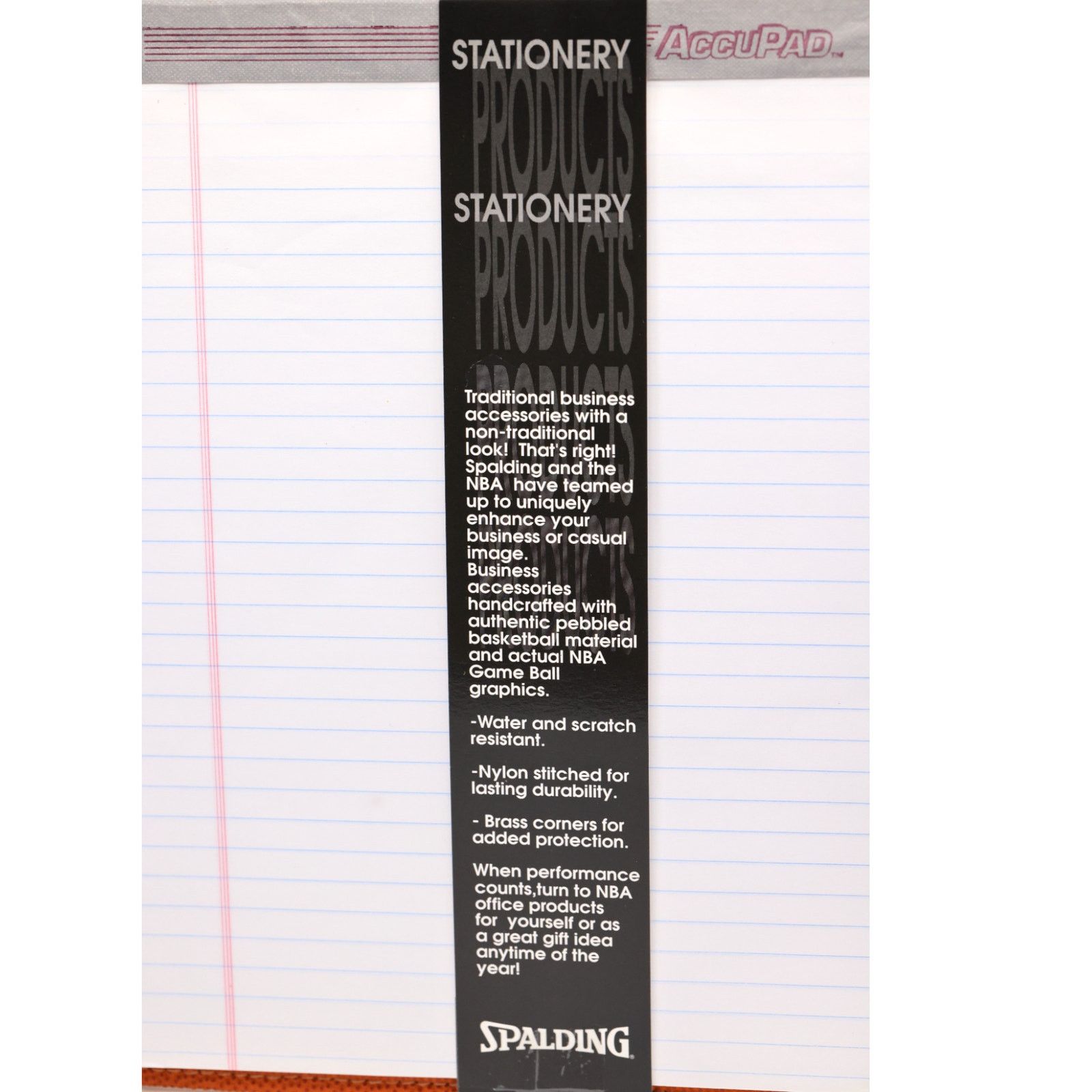 NBA Boston Celtics Game Ball Spalding Notepad Rick Fox AUTO Size ONE SIZE - 8 Thumbnail