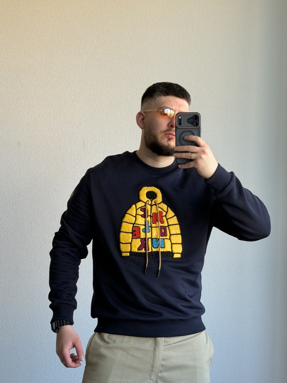 Moncler Moncler Elliot snowman puffer applique sweatshirt size L Size US L / EU 52-54 / 3 - 1 Thumbnail